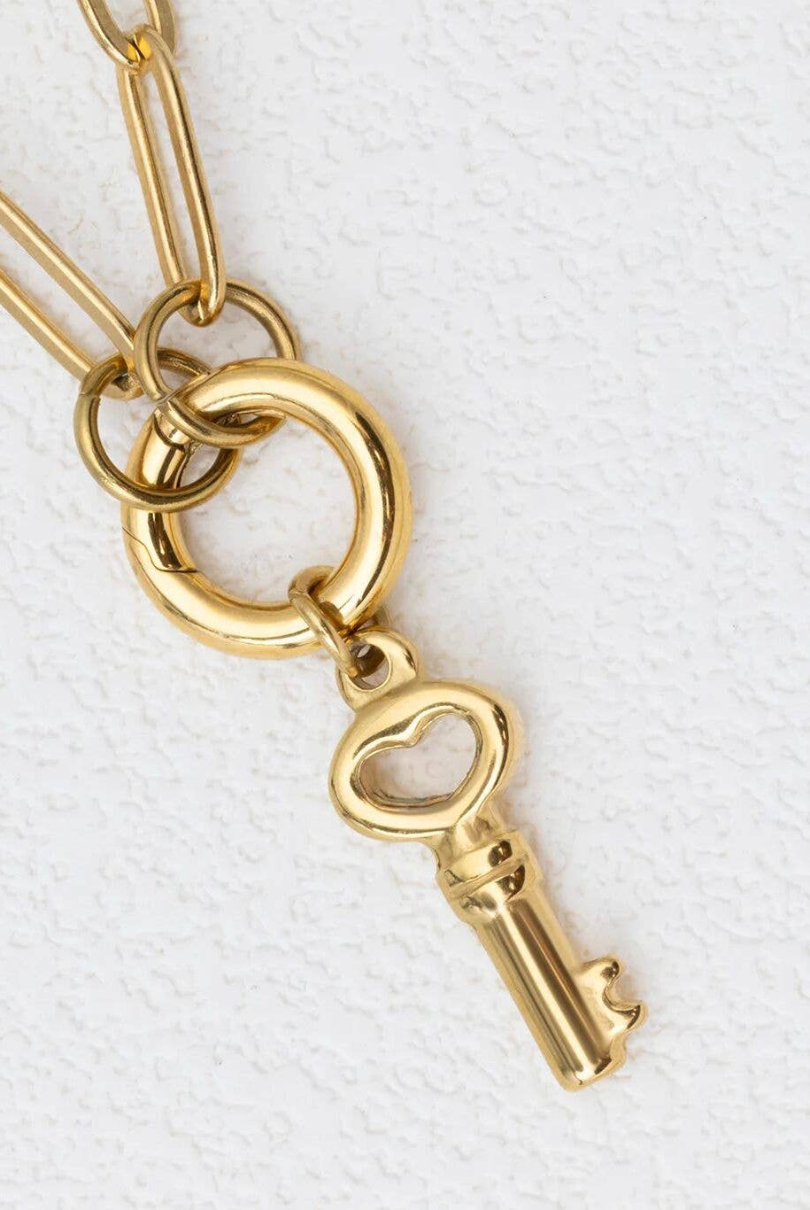 Shop Skeleton Key Charm- at Ruby Joy Boutique, a Women's Clothing Store in Pickerington, Ohio