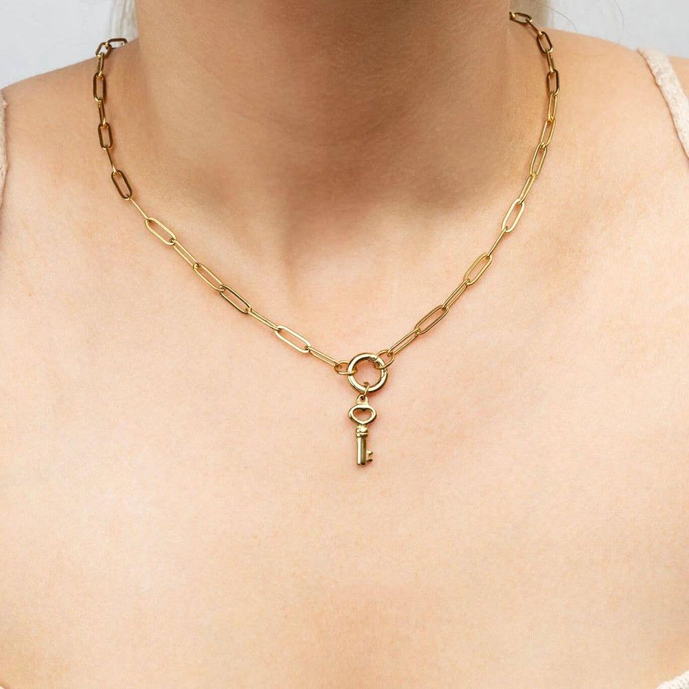 Shop Skeleton Key Charm- at Ruby Joy Boutique, a Women's Clothing Store in Pickerington, Ohio