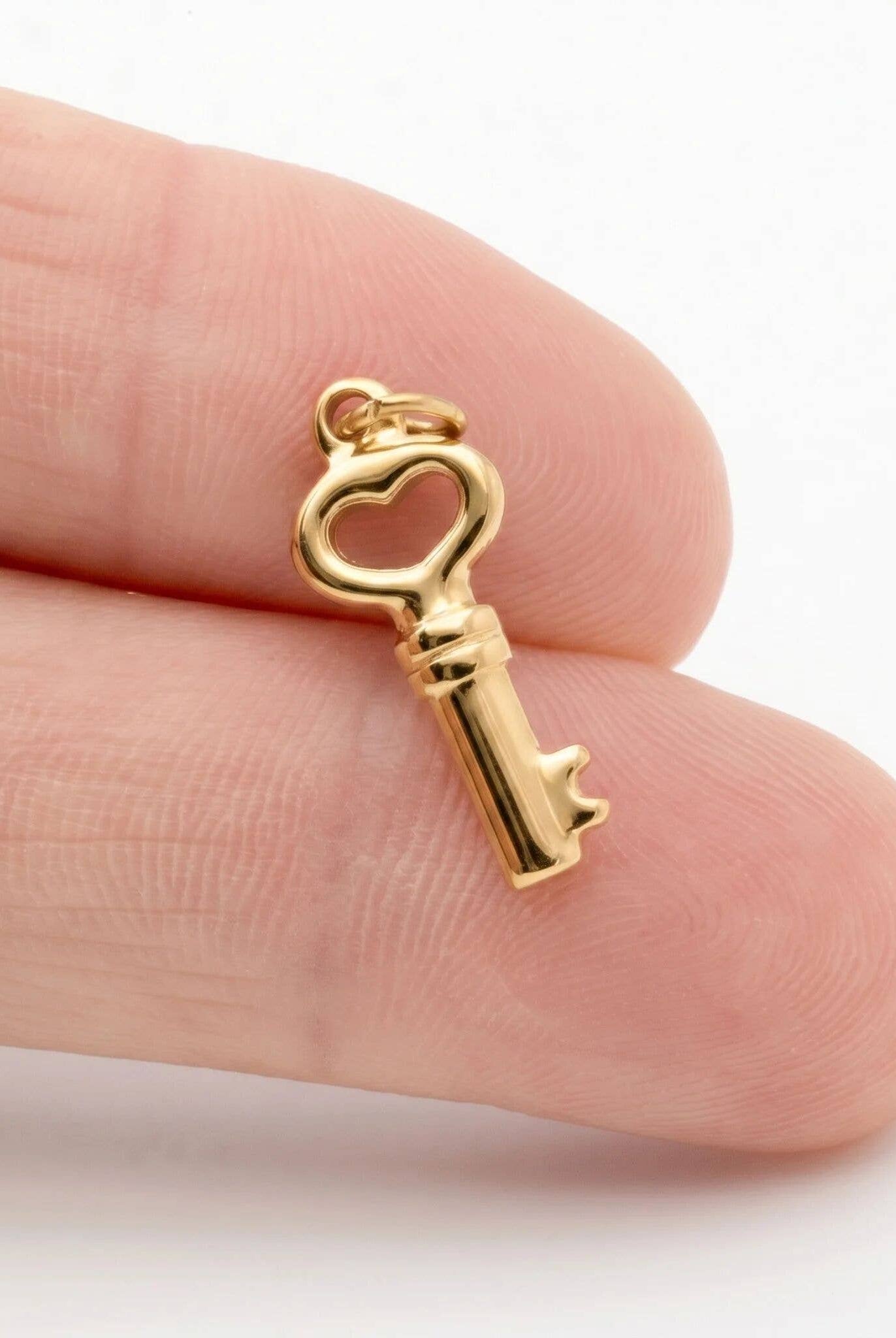 Shop Skeleton Key Charm- at Ruby Joy Boutique, a Women's Clothing Store in Pickerington, Ohio