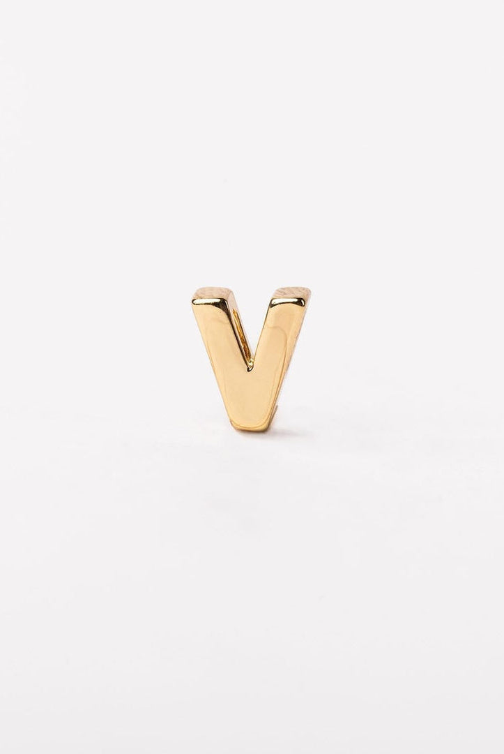 Shop Slide Letter Charms-V at Ruby Joy Boutique, a Women's Clothing Store in Pickerington, Ohio