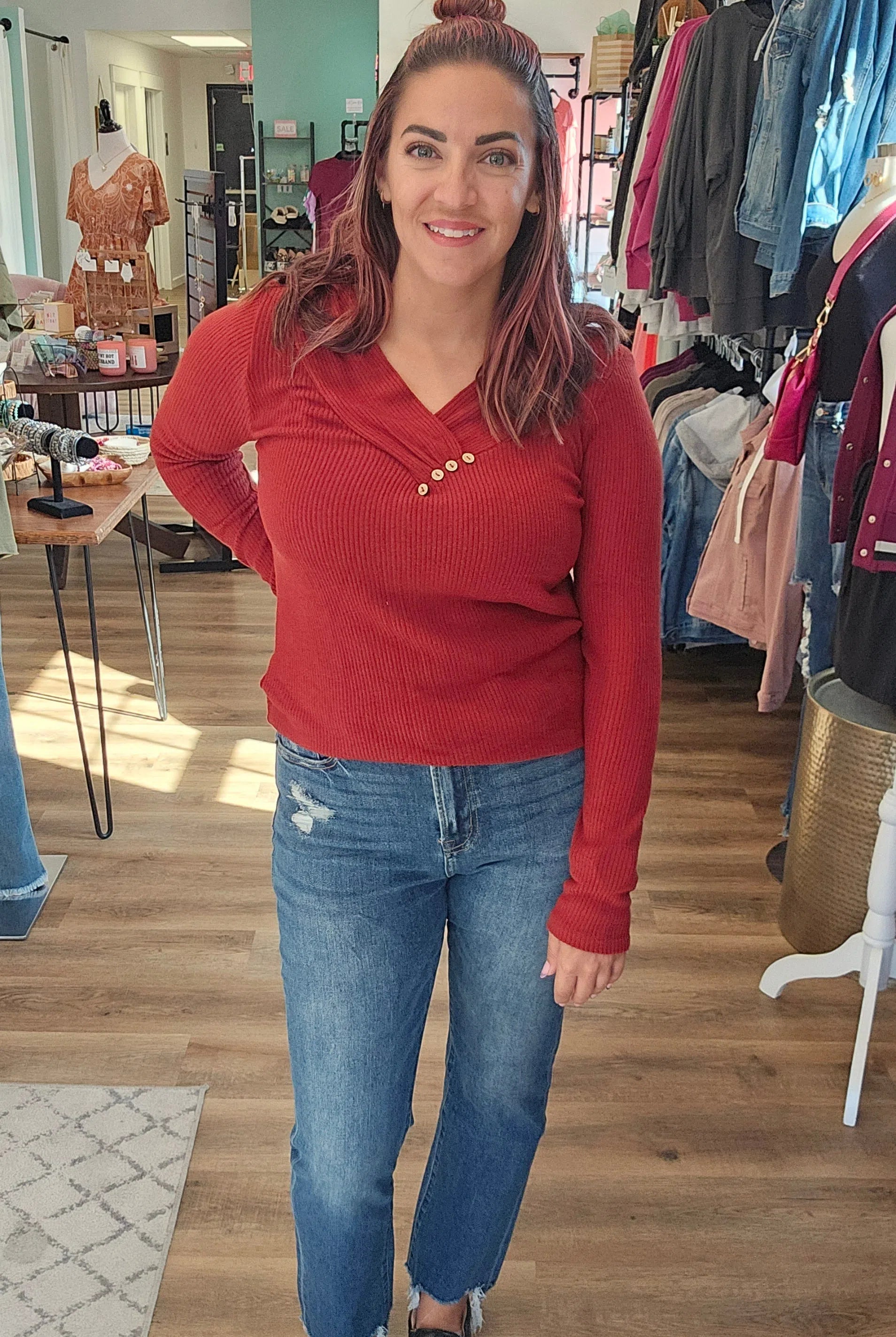 Shop Sloane Straight Leg Jeans | Mica Denim-Jeans at Ruby Joy Boutique, a Women's Clothing Store in Pickerington, Ohio