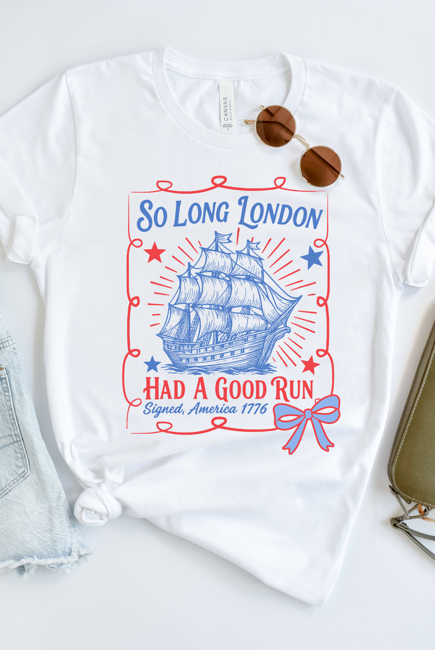 Shop So Long London, 1776 - 4th of July- at Ruby Joy Boutique, a Women's Clothing Store in Pickerington, Ohio