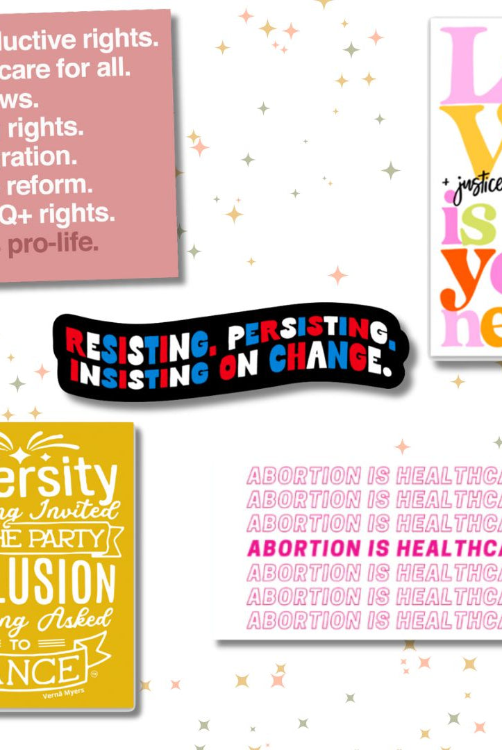 Shop Social Justice Sticker Pack- at Ruby Joy Boutique, a Women's Clothing Store in Pickerington, Ohio