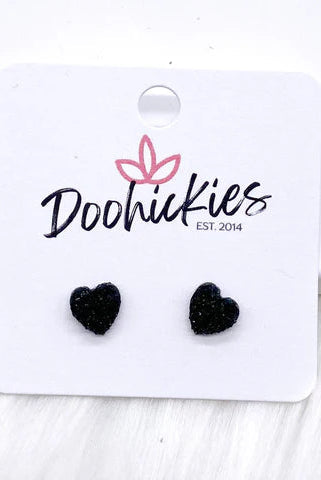 Shop Sparkle Heart Earrings-Earrings at Ruby Joy Boutique, a Women's Clothing Store in Pickerington, Ohio