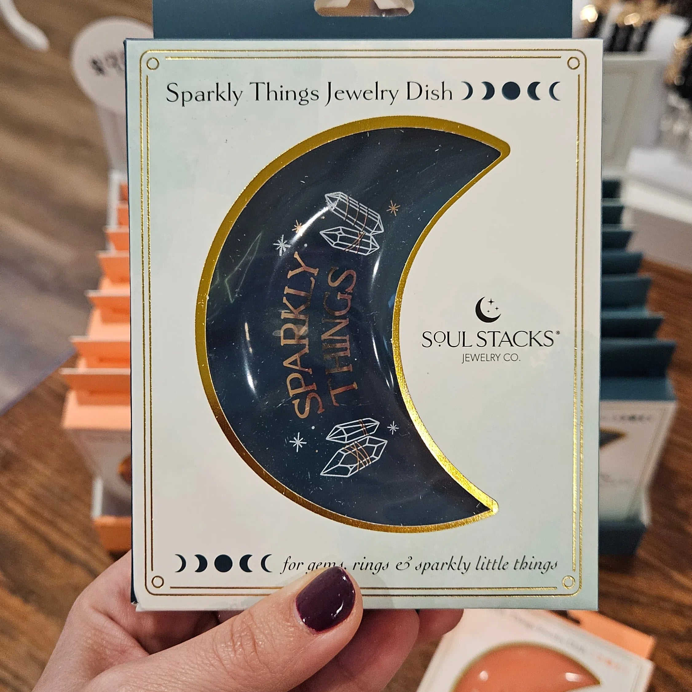 Shop Sparkly Things Jewelry Dish-Jewelry Storage at Ruby Joy Boutique, a Women's Clothing Store in Pickerington, Ohio