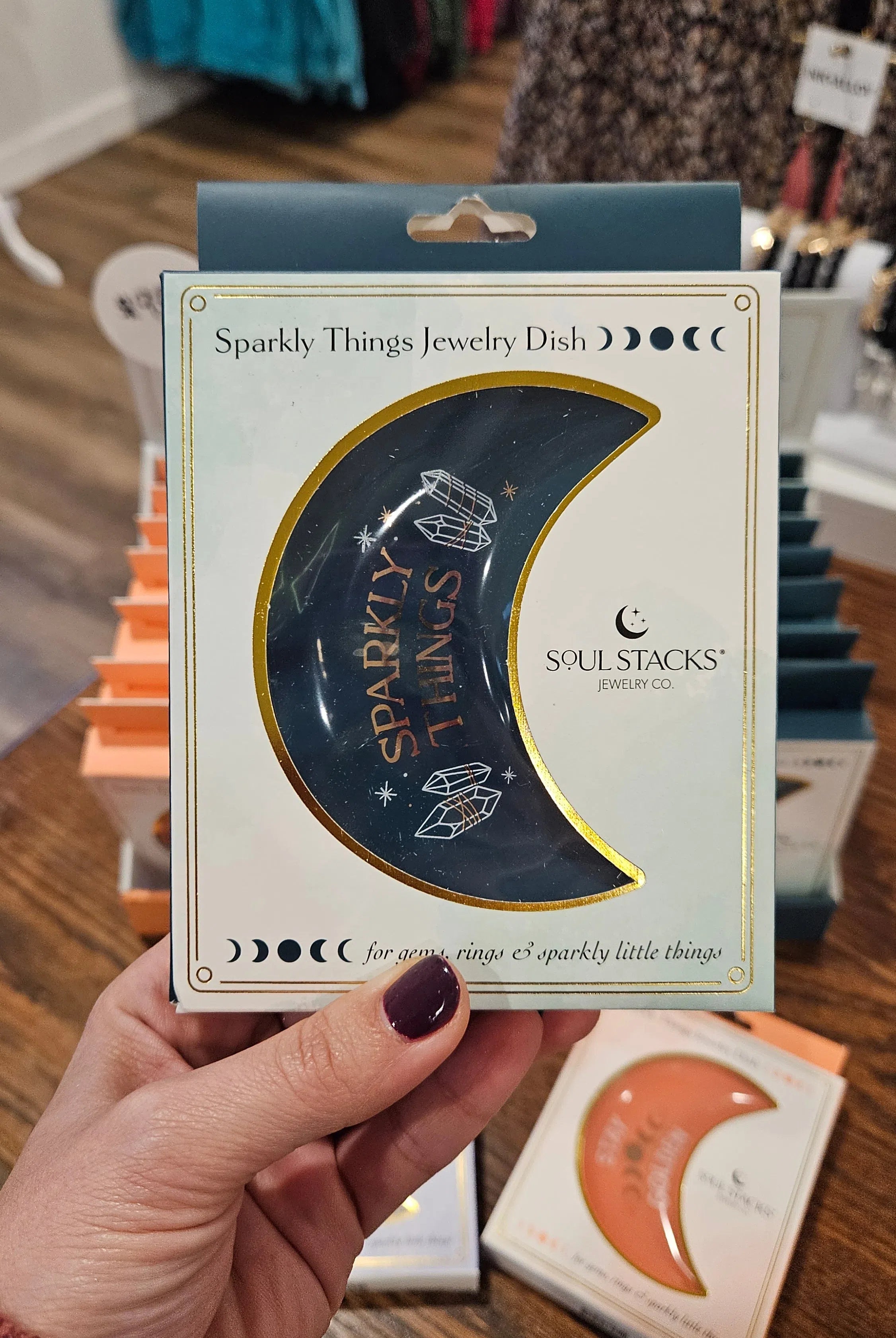 Shop Sparkly Things Jewelry Dish-Jewelry Storage at Ruby Joy Boutique, a Women's Clothing Store in Pickerington, Ohio