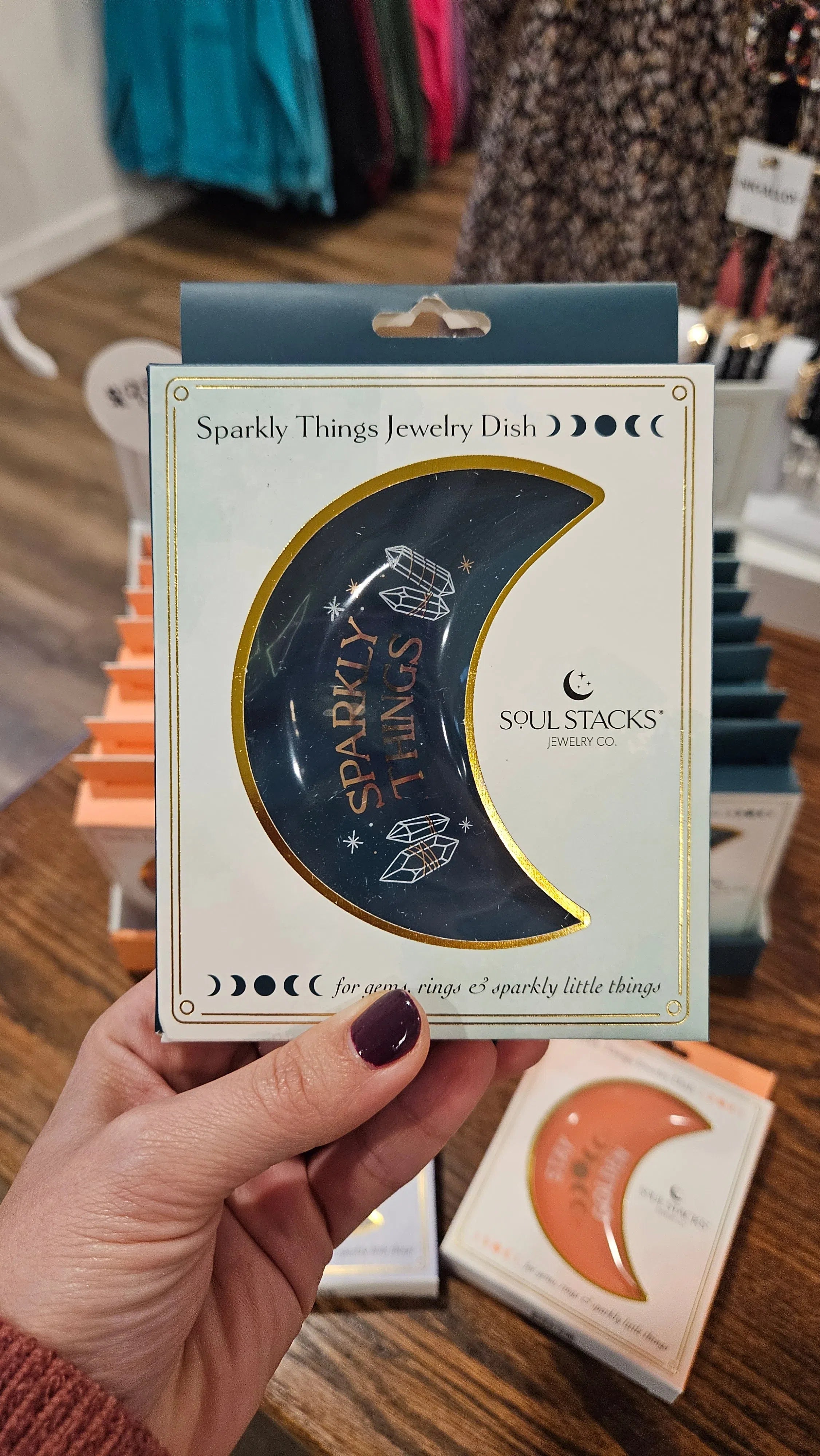 Shop Sparkly Things Jewelry Dish-Jewelry Storage at Ruby Joy Boutique, a Women's Clothing Store in Pickerington, Ohio