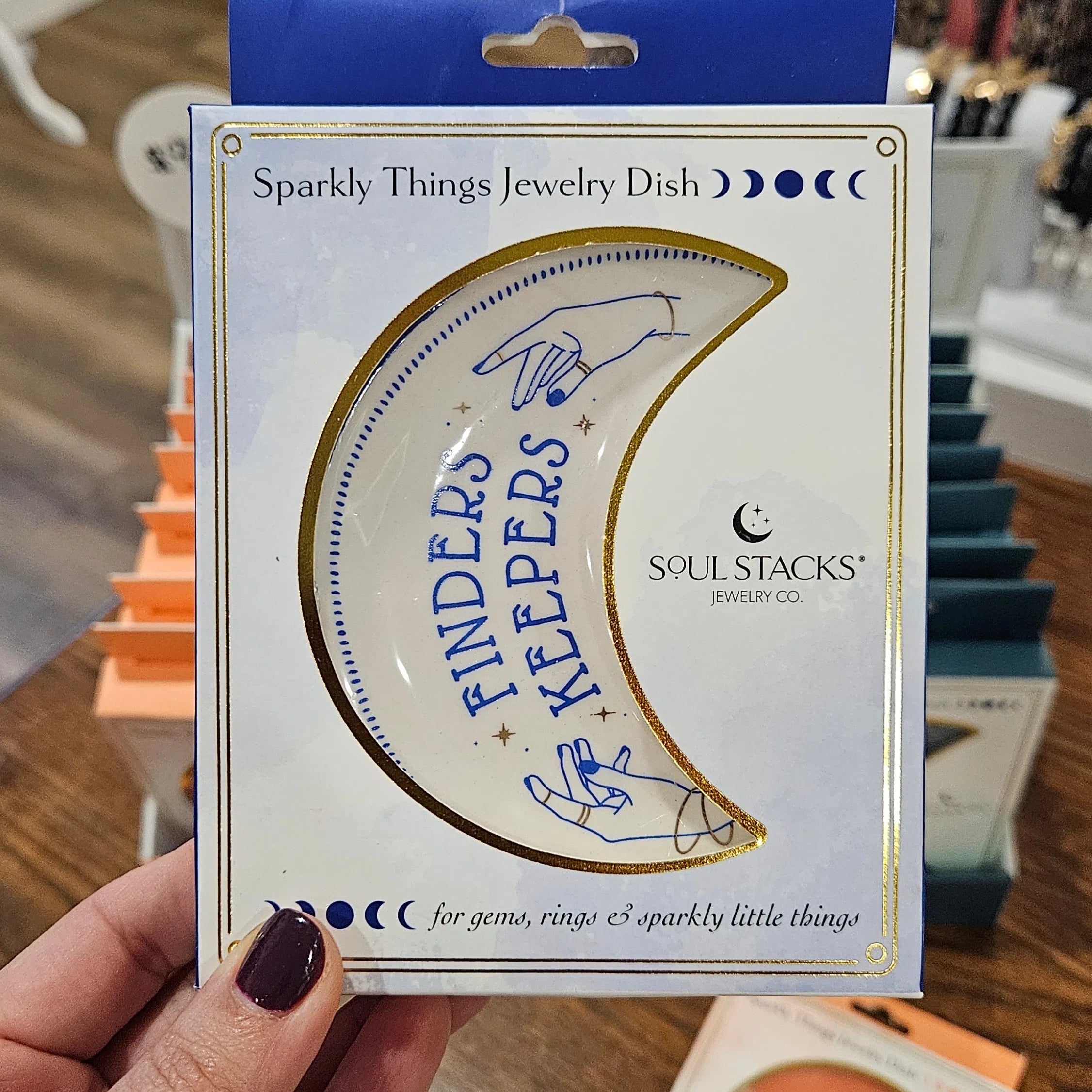 Shop Sparkly Things Jewelry Dish-Jewelry Storage at Ruby Joy Boutique, a Women's Clothing Store in Pickerington, Ohio