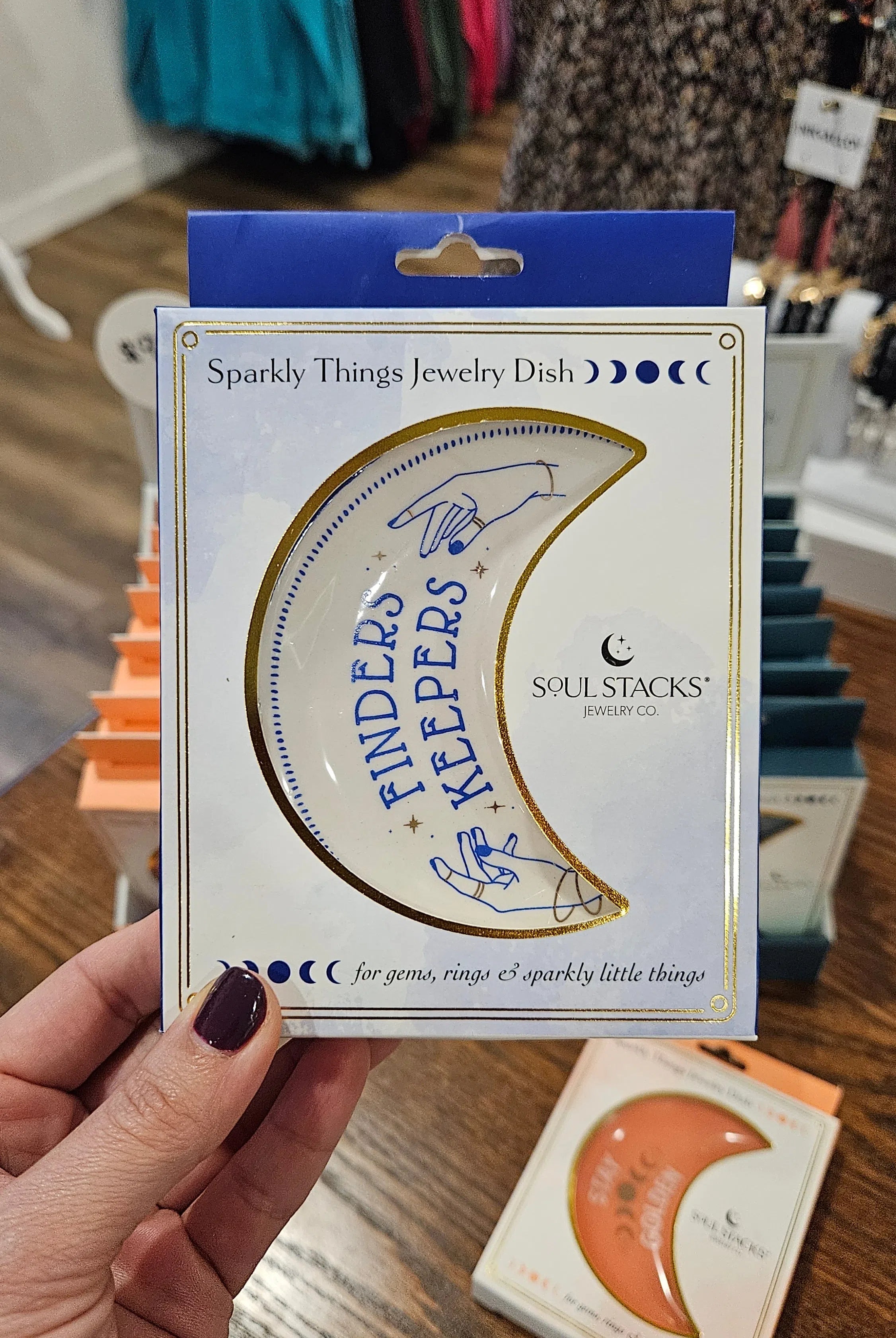 Shop Sparkly Things Jewelry Dish-Jewelry Storage at Ruby Joy Boutique, a Women's Clothing Store in Pickerington, Ohio