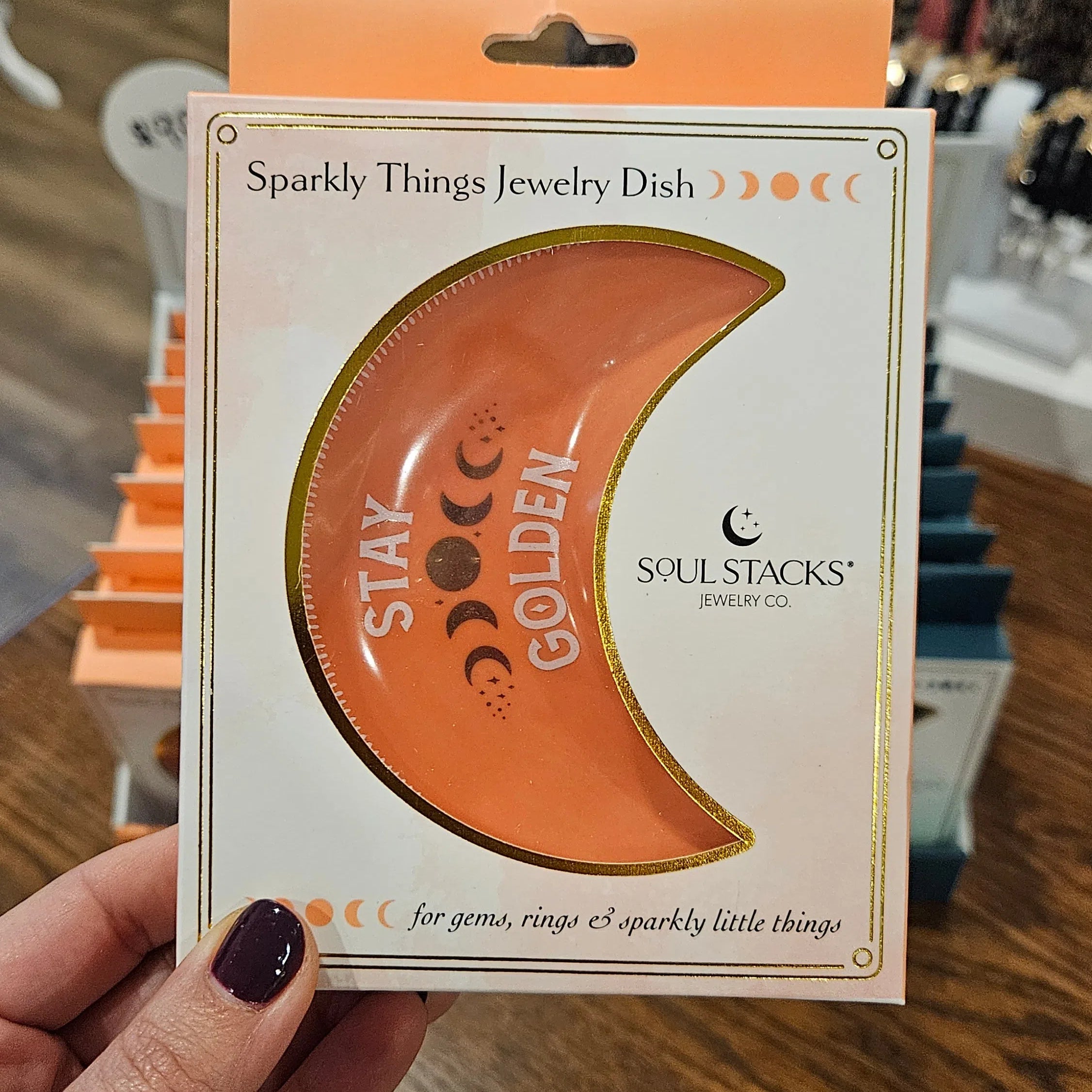 Shop Sparkly Things Jewelry Dish-Jewelry Storage at Ruby Joy Boutique, a Women's Clothing Store in Pickerington, Ohio