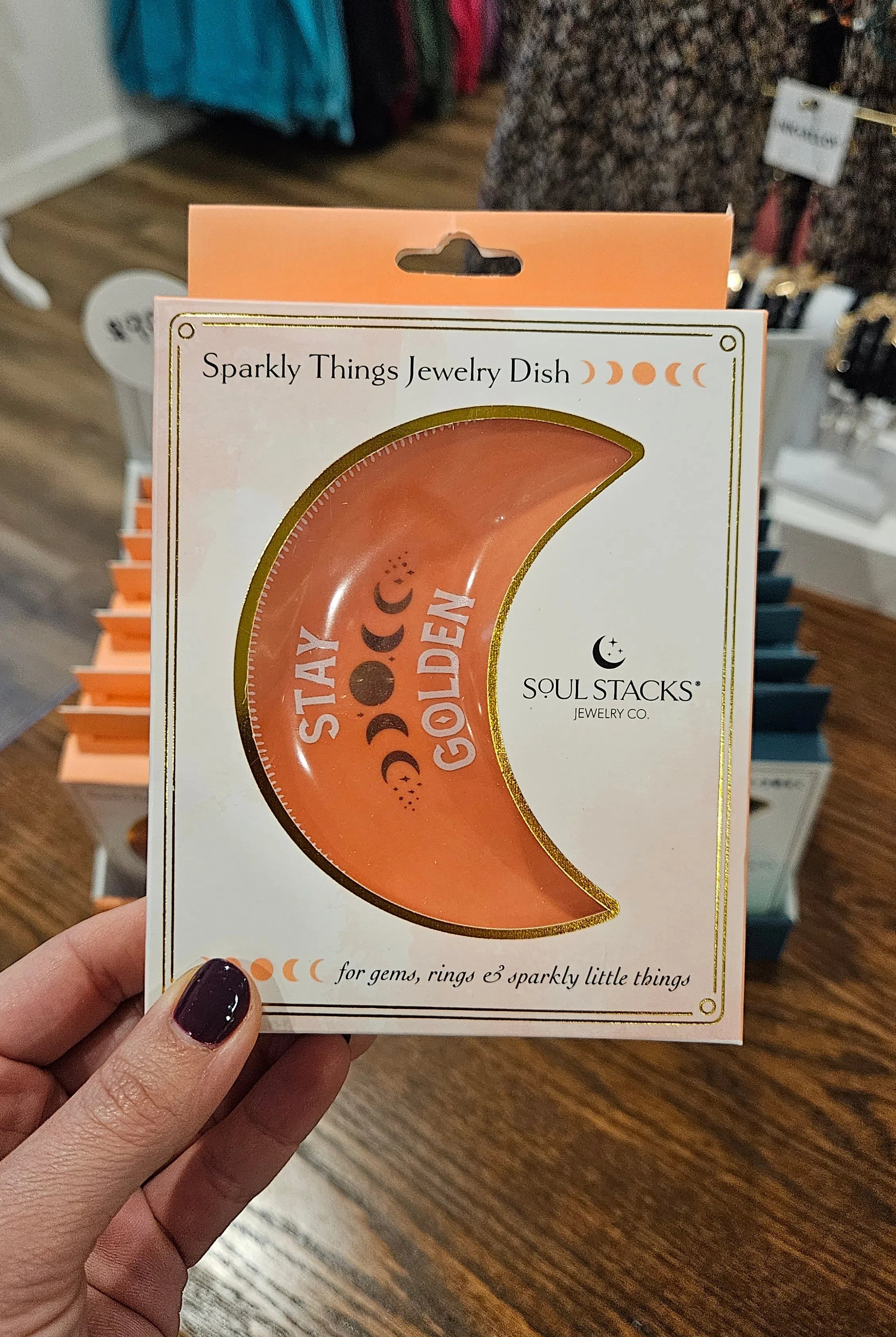 Shop Sparkly Things Jewelry Dish-Jewelry Storage at Ruby Joy Boutique, a Women's Clothing Store in Pickerington, Ohio