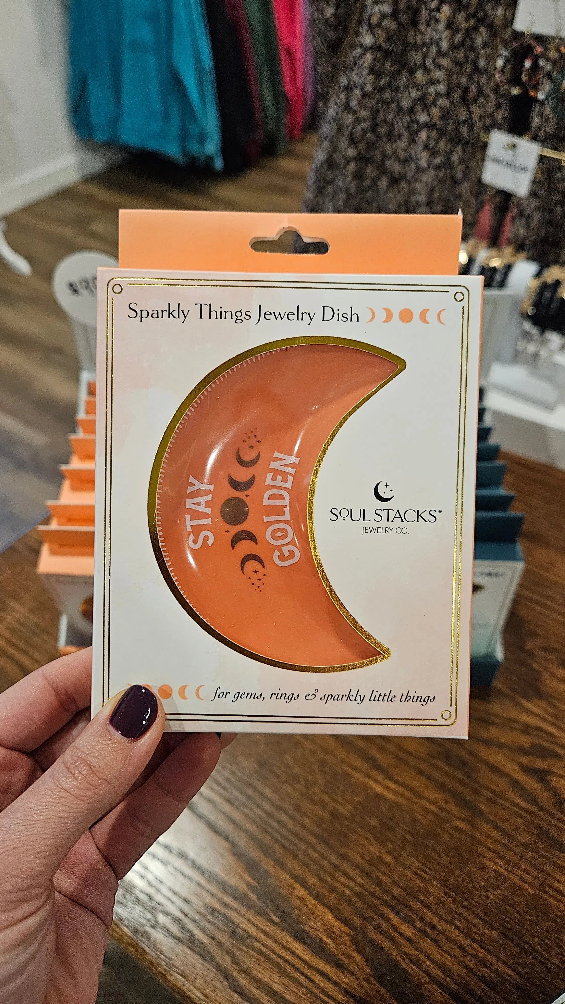 Shop Sparkly Things Jewelry Dish-Jewelry Storage at Ruby Joy Boutique, a Women's Clothing Store in Pickerington, Ohio