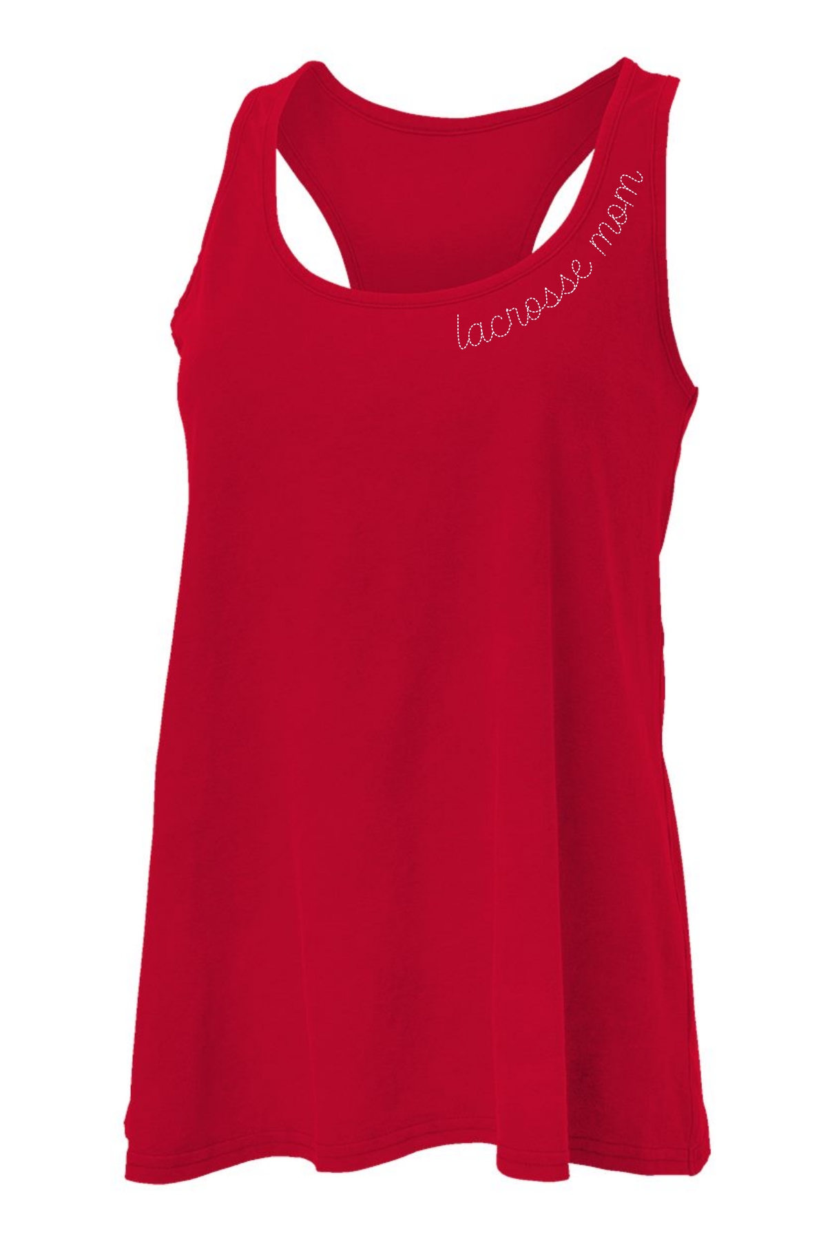 Shop Sports Mom Faux Embroidery Tank - Custom-Small at Ruby Joy Boutique, a Women's Clothing Store in Pickerington, Ohio