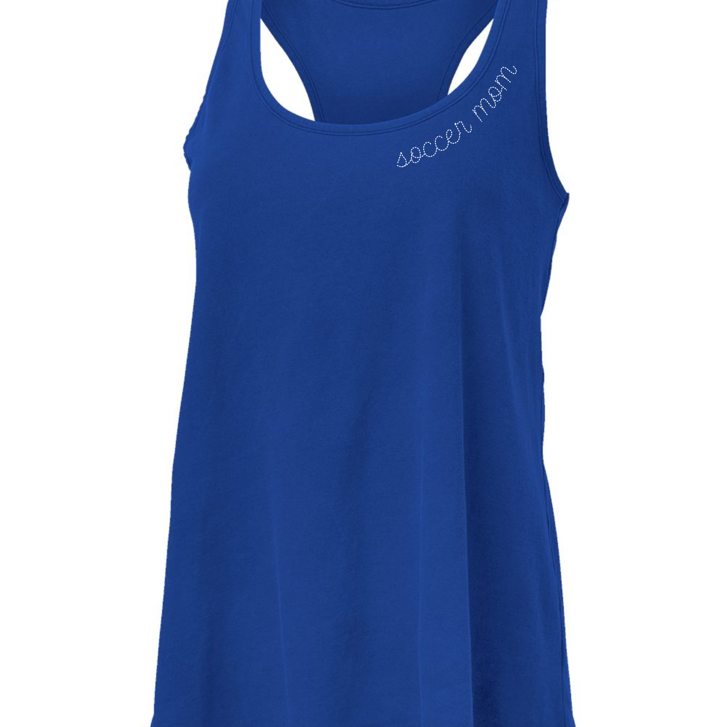 Shop Sports Mom Faux Embroidery Tank - Custom-Small at Ruby Joy Boutique, a Women's Clothing Store in Pickerington, Ohio