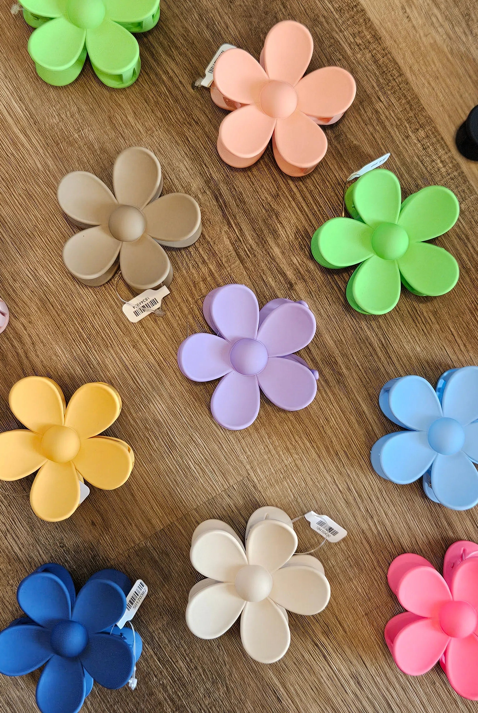 Shop Spring Floral Claw Clip - New Colors!-Hair Claws & Clips at Ruby Joy Boutique, a Women's Clothing Store in Pickerington, Ohio