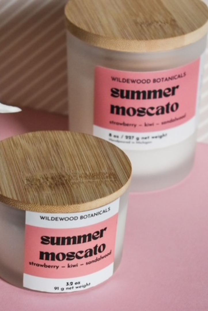 Shop Summer Moscato Mini Soy Candle- at Ruby Joy Boutique, a Women's Clothing Store in Pickerington, Ohio