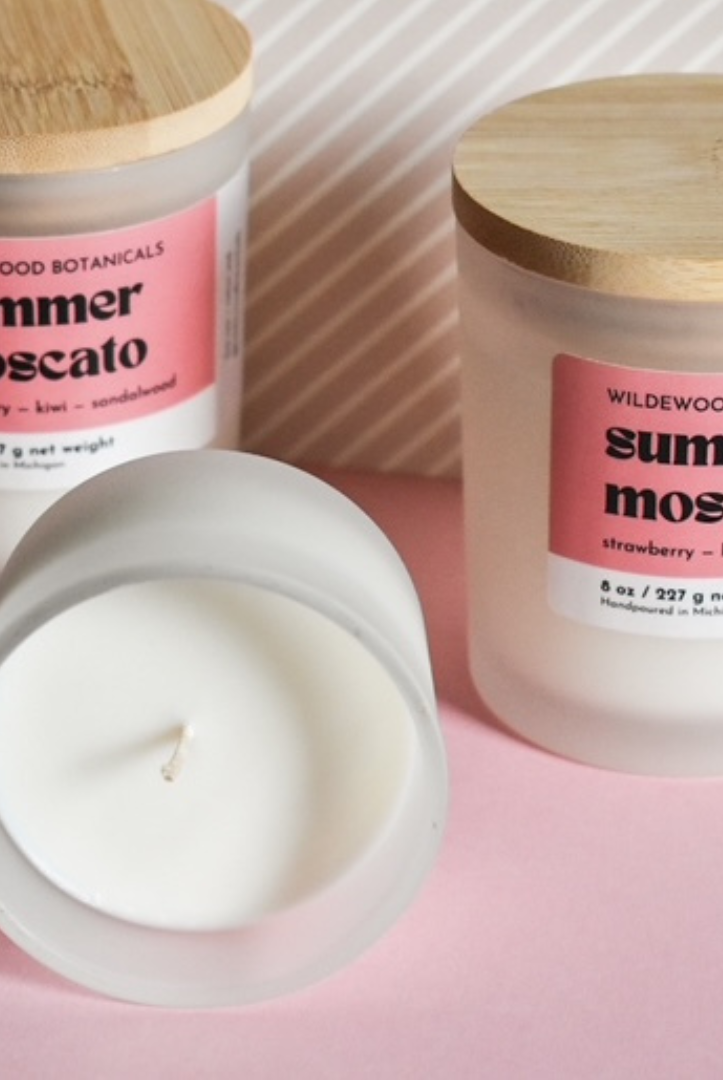 Shop Summer Moscato Mini Soy Candle- at Ruby Joy Boutique, a Women's Clothing Store in Pickerington, Ohio