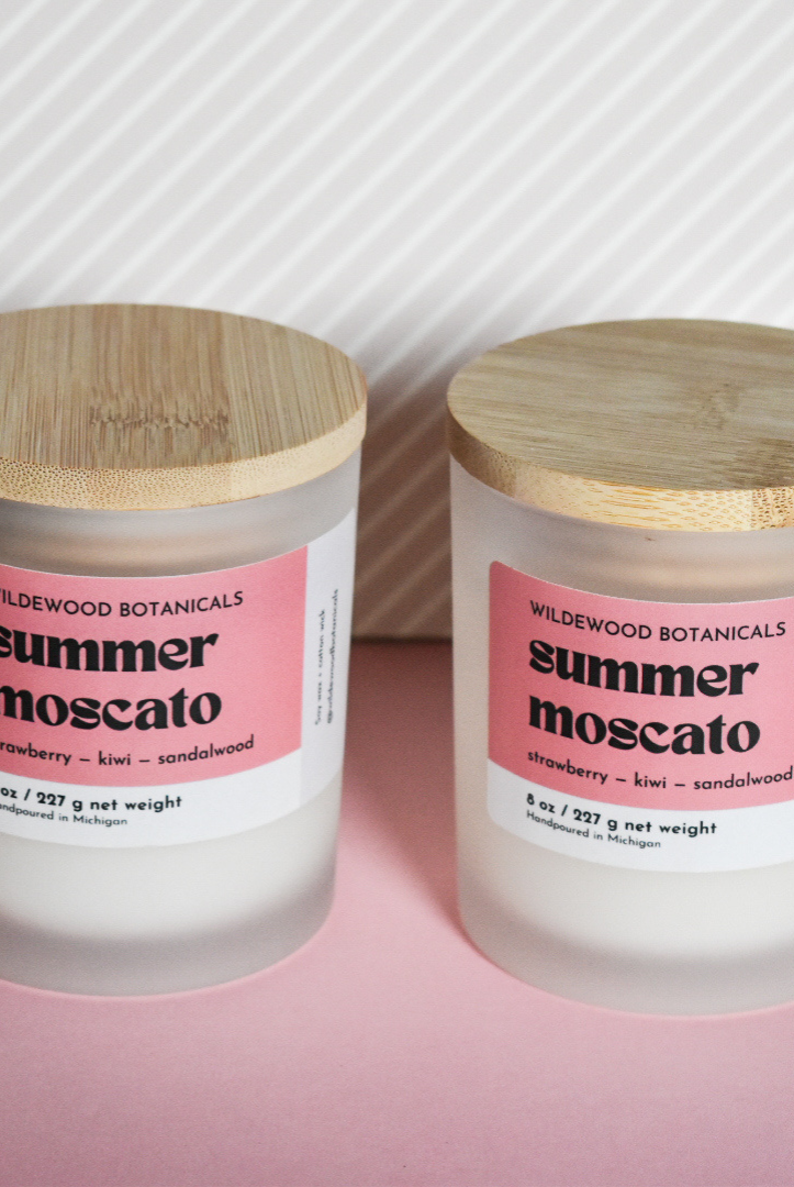 Shop Summer Moscato Mini Soy Candle- at Ruby Joy Boutique, a Women's Clothing Store in Pickerington, Ohio