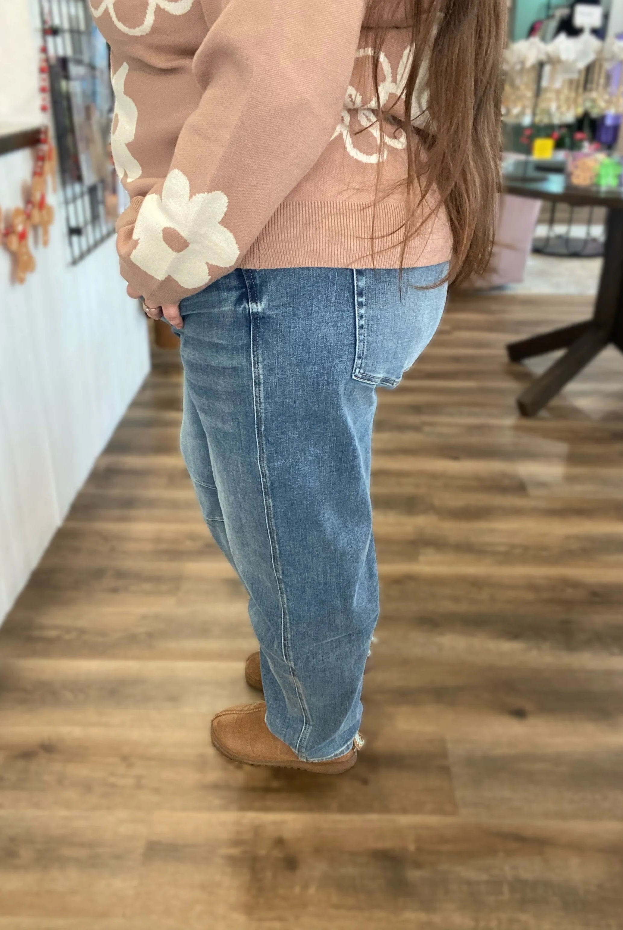 Shop Super High Barrel Leg Jeans | Mica Denim- at Ruby Joy Boutique, a Women's Clothing Store in Pickerington, Ohio