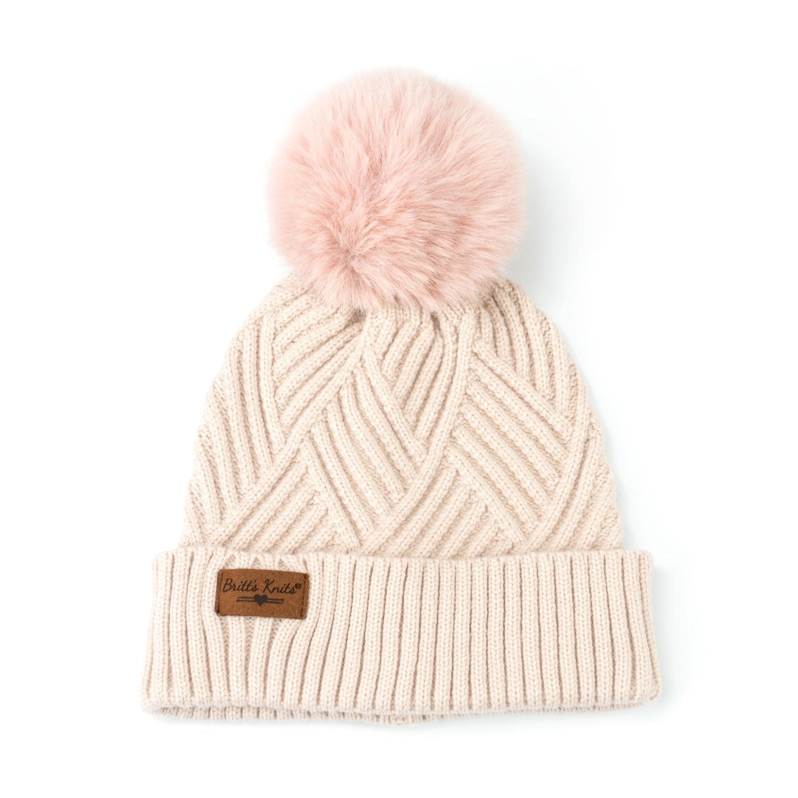 Shop Super Poof Pom Hat-Winter Hat at Ruby Joy Boutique, a Women's Clothing Store in Pickerington, Ohio