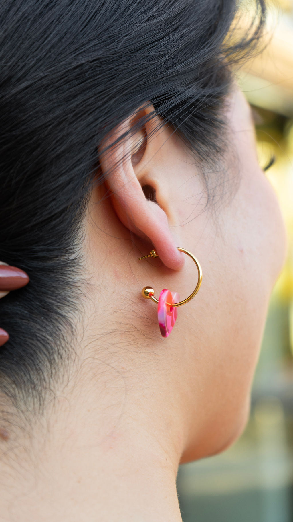 Shop Sweetheart Hoops - Tickled Pink- at Ruby Joy Boutique, a Women's Clothing Store in Pickerington, Ohio