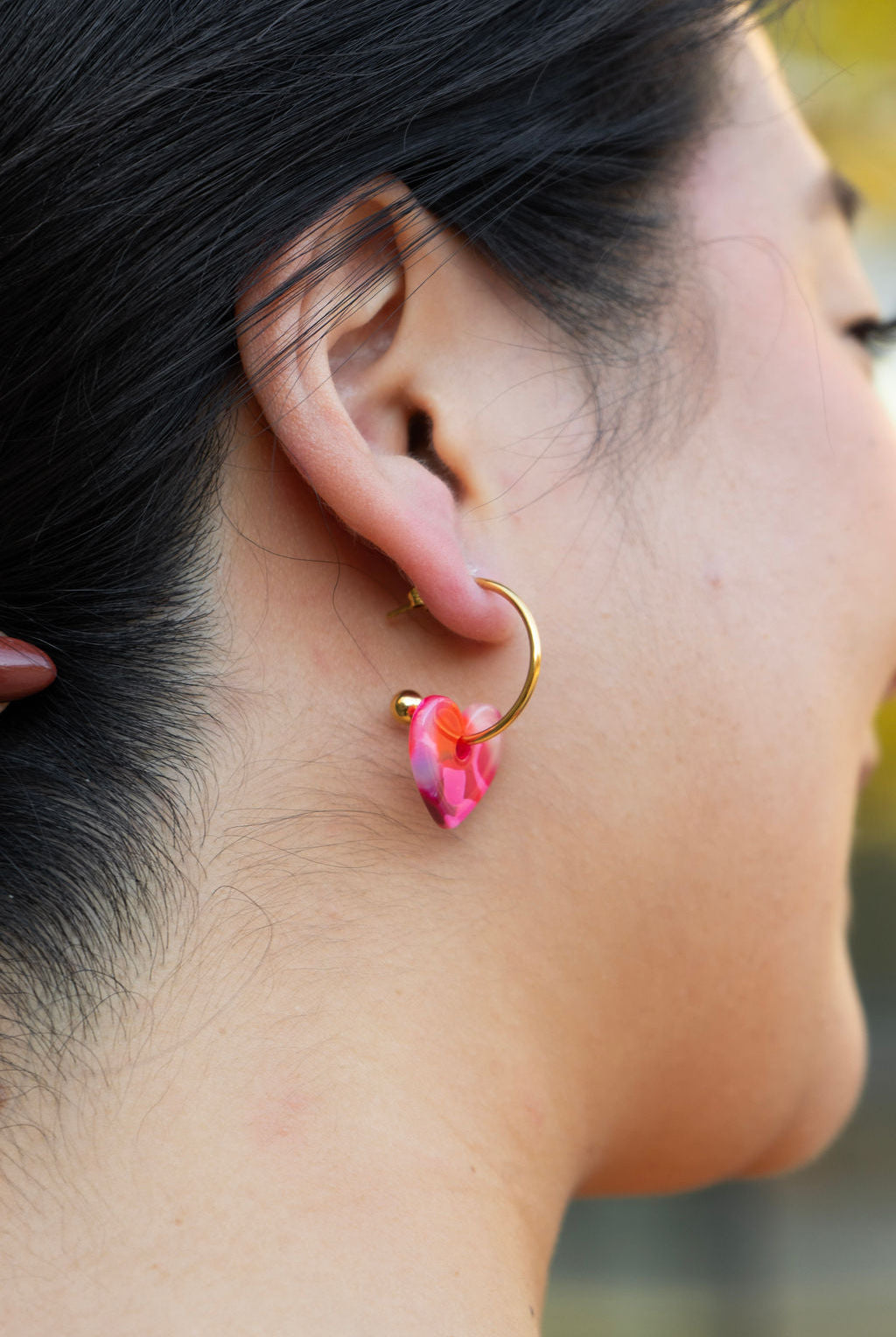 Shop Sweetheart Hoops - Tickled Pink- at Ruby Joy Boutique, a Women's Clothing Store in Pickerington, Ohio