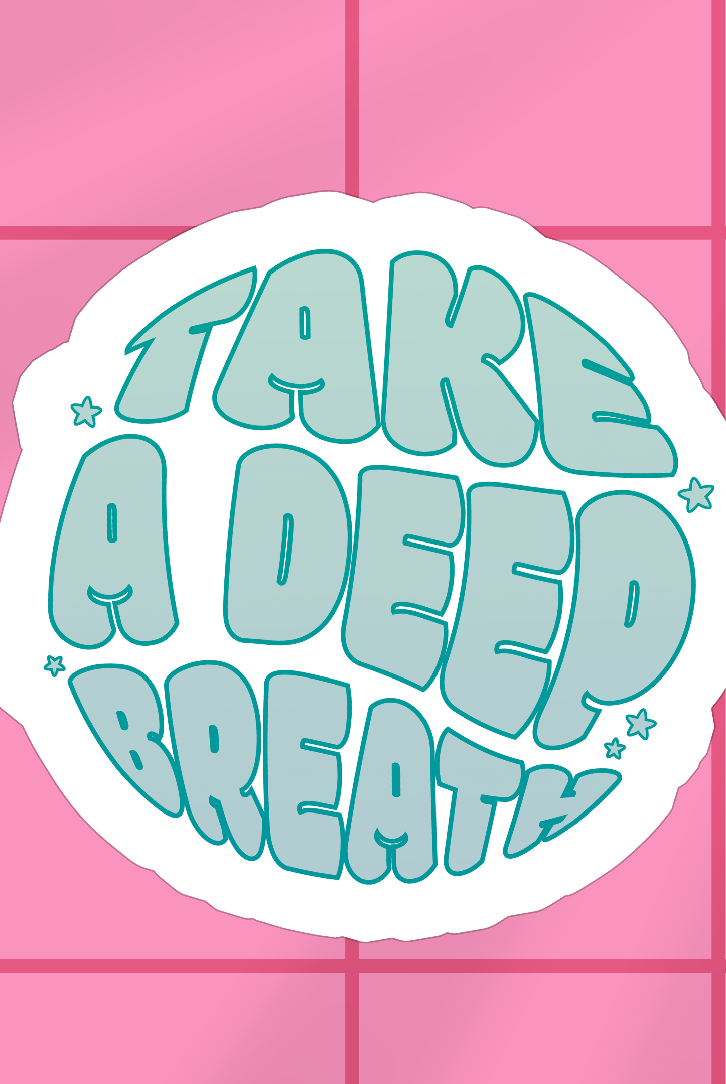 Shop Take a Deep Breath | Waterproof Vinyl Sticker- at Ruby Joy Boutique, a Women's Clothing Store in Pickerington, Ohio