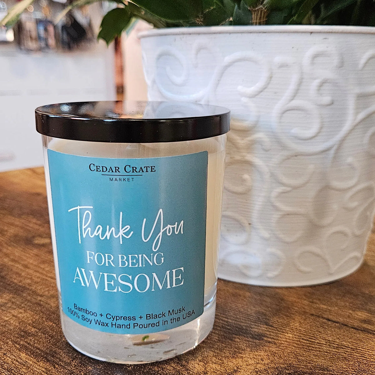 Shop Thank You For Being Awesome | Bamboo, Cypress, Black Musk- at Ruby Joy Boutique, a Women's Clothing Store in Pickerington, Ohio