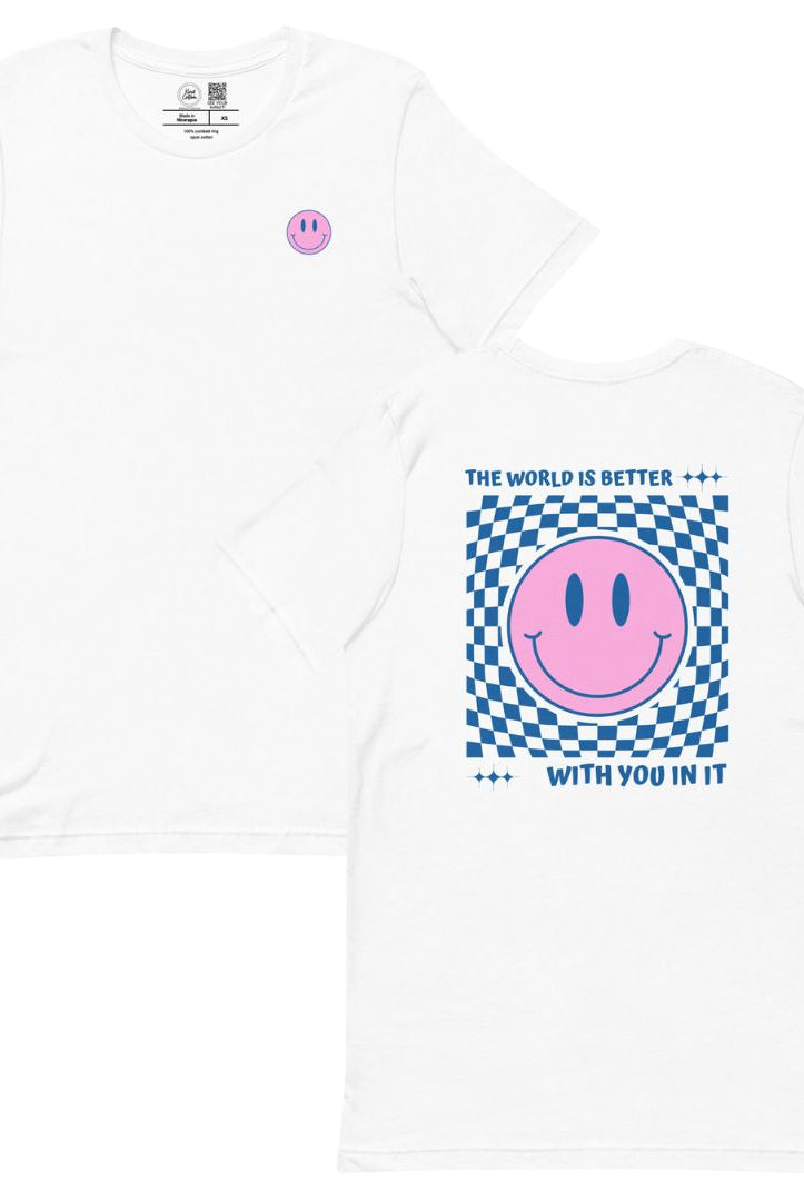 Shop The World is Better Classic Tee | Kind Cotton-Crew at Ruby Joy Boutique, a Women's Clothing Store in Pickerington, Ohio