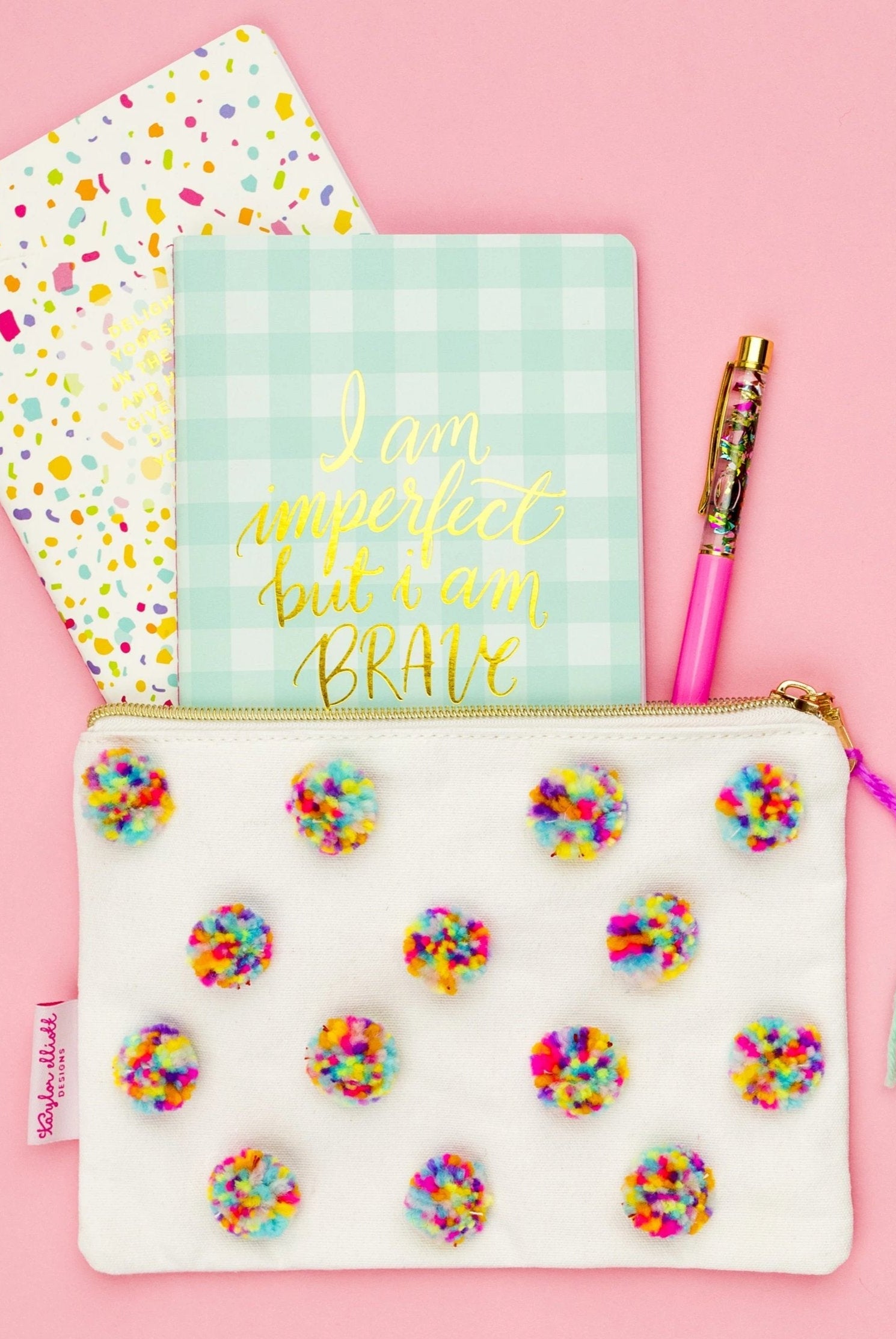 Shop "Throw Kindness Around Like Confetti" Confetti Pen-Pens at Ruby Joy Boutique, a Women's Clothing Store in Pickerington, Ohio