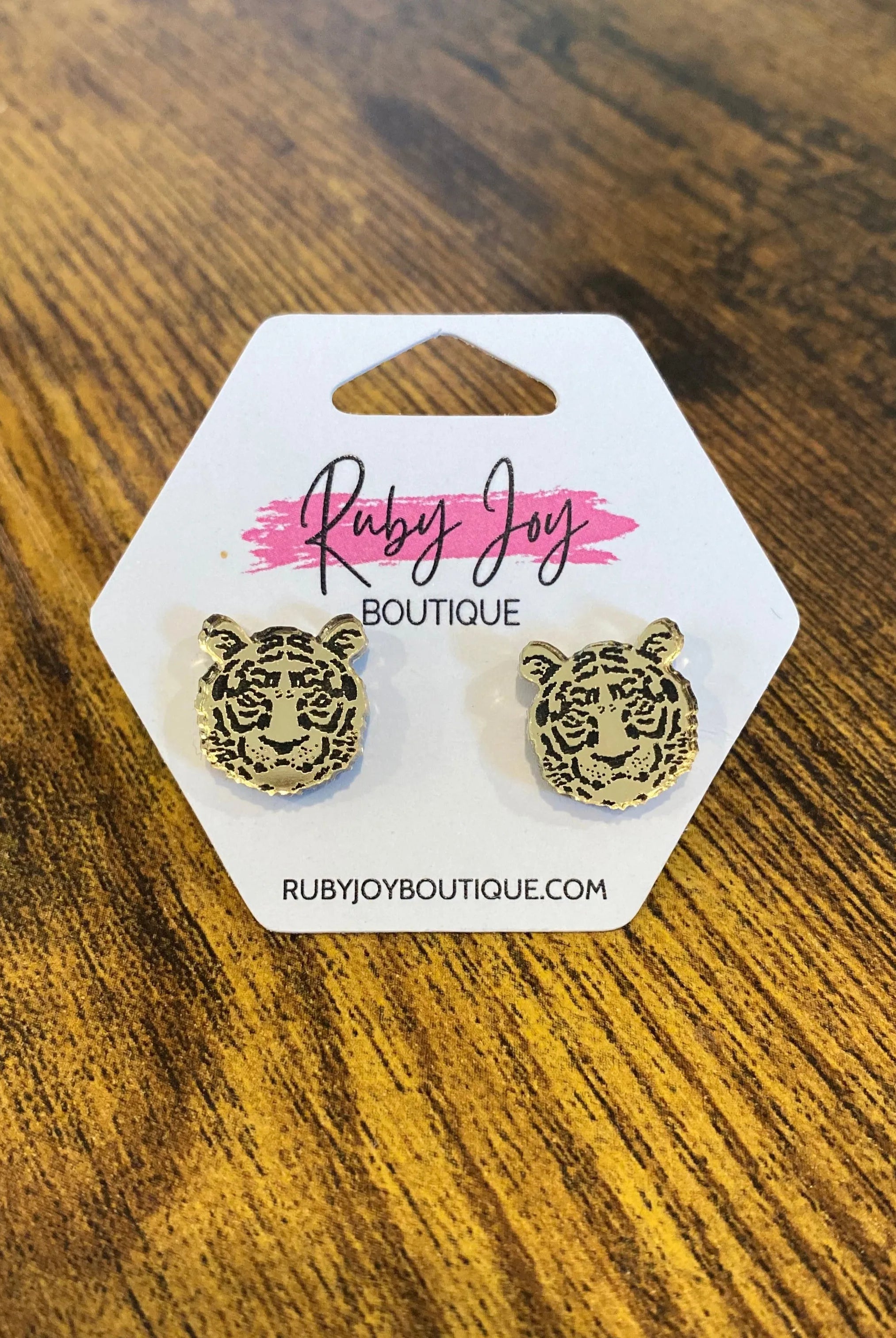 Shop Tiger Spirit Studs- at Ruby Joy Boutique, a Women's Clothing Store in Pickerington, Ohio