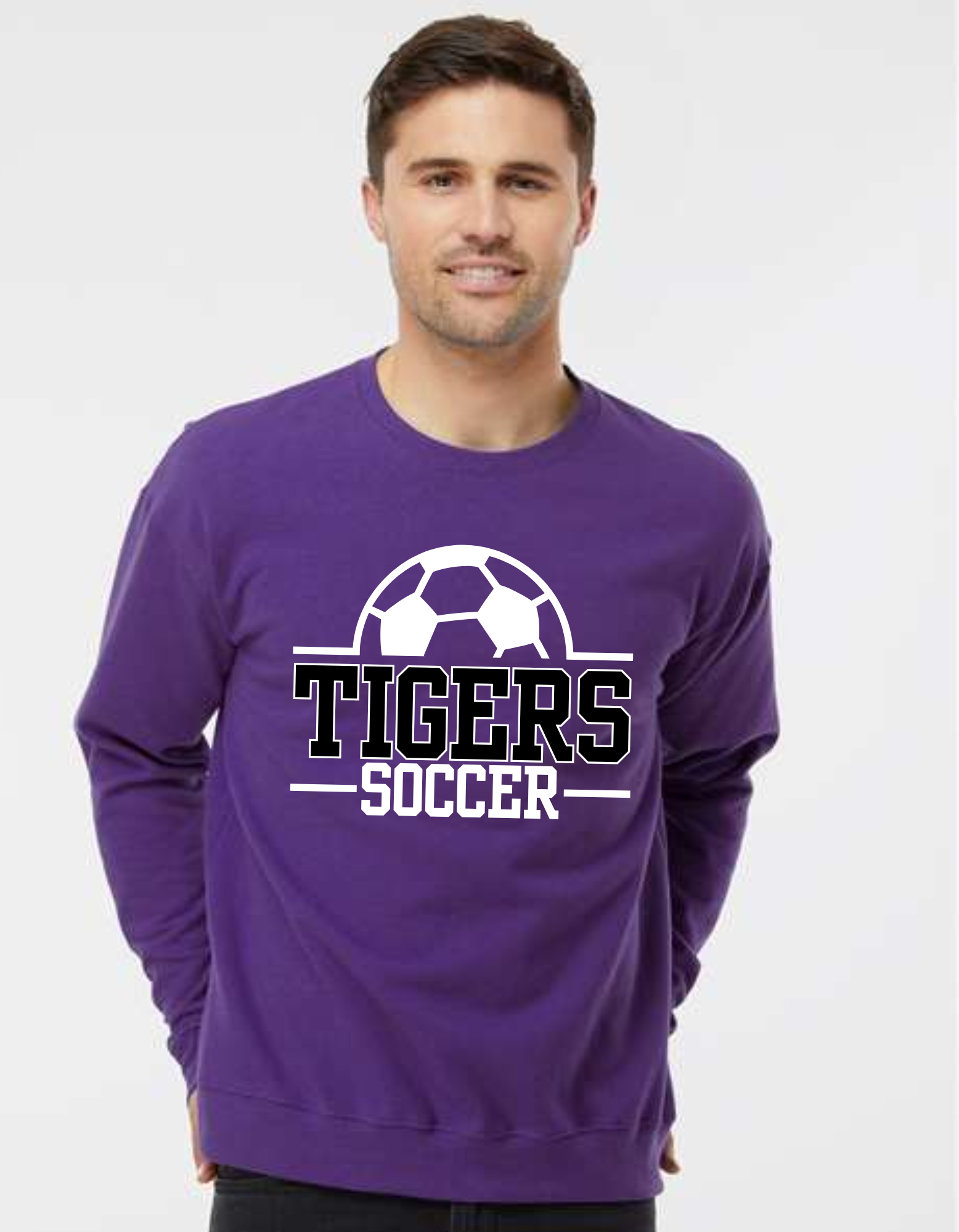 Shop Tigers Soccer Team Sweatshirts-XS at Ruby Joy Boutique, a Women's Clothing Store in Pickerington, Ohio