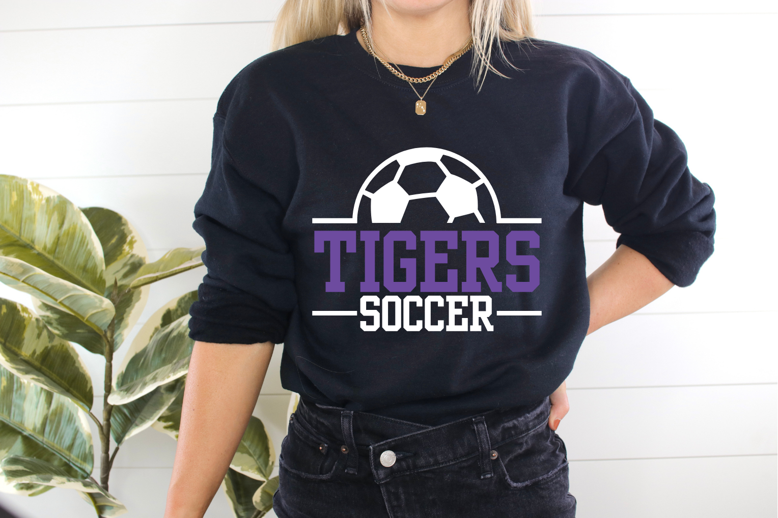 Shop Tigers Soccer Team Sweatshirts-XS at Ruby Joy Boutique, a Women's Clothing Store in Pickerington, Ohio