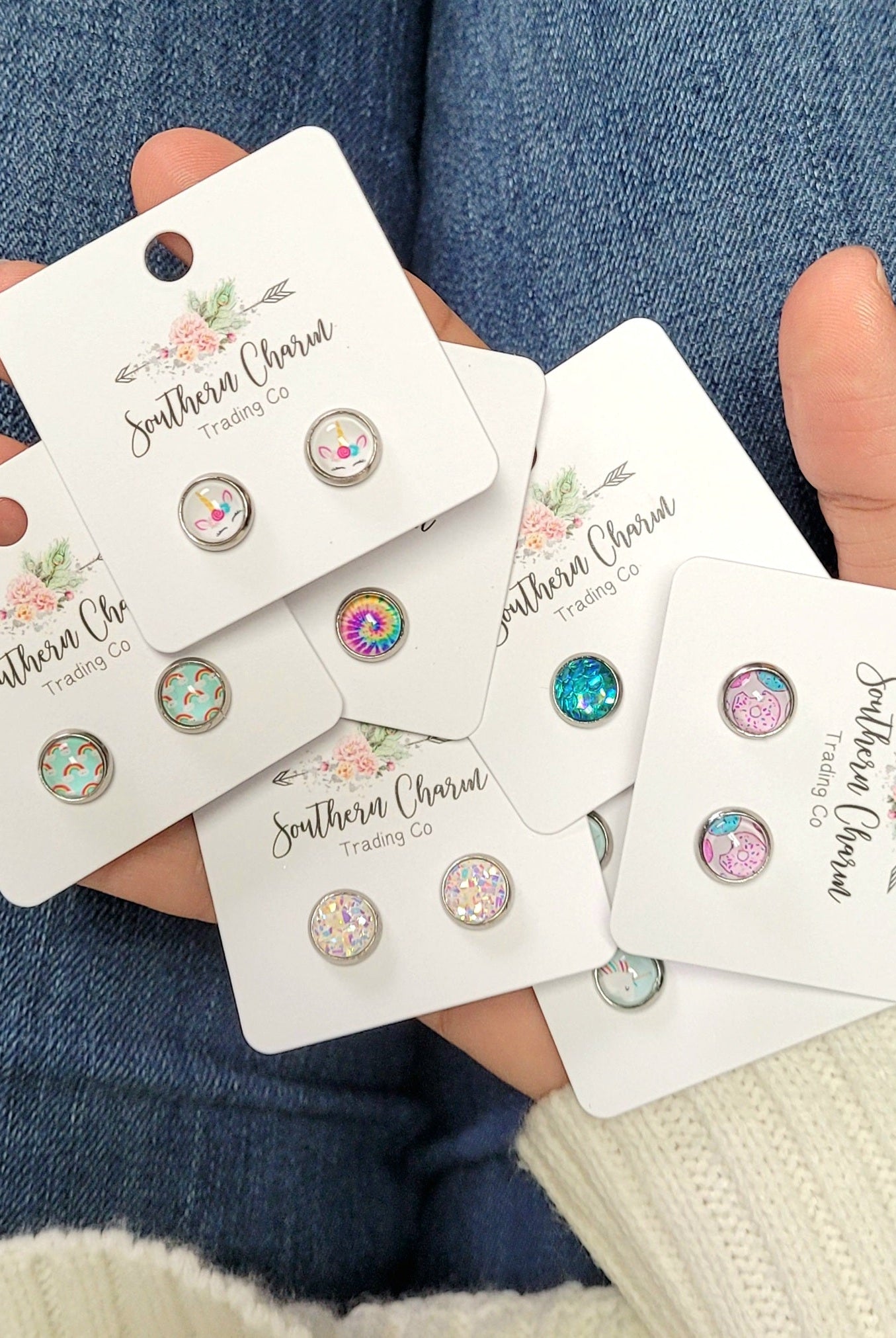 Shop Tiny 8mm Studs-Earrings at Ruby Joy Boutique, a Women's Clothing Store in Pickerington, Ohio