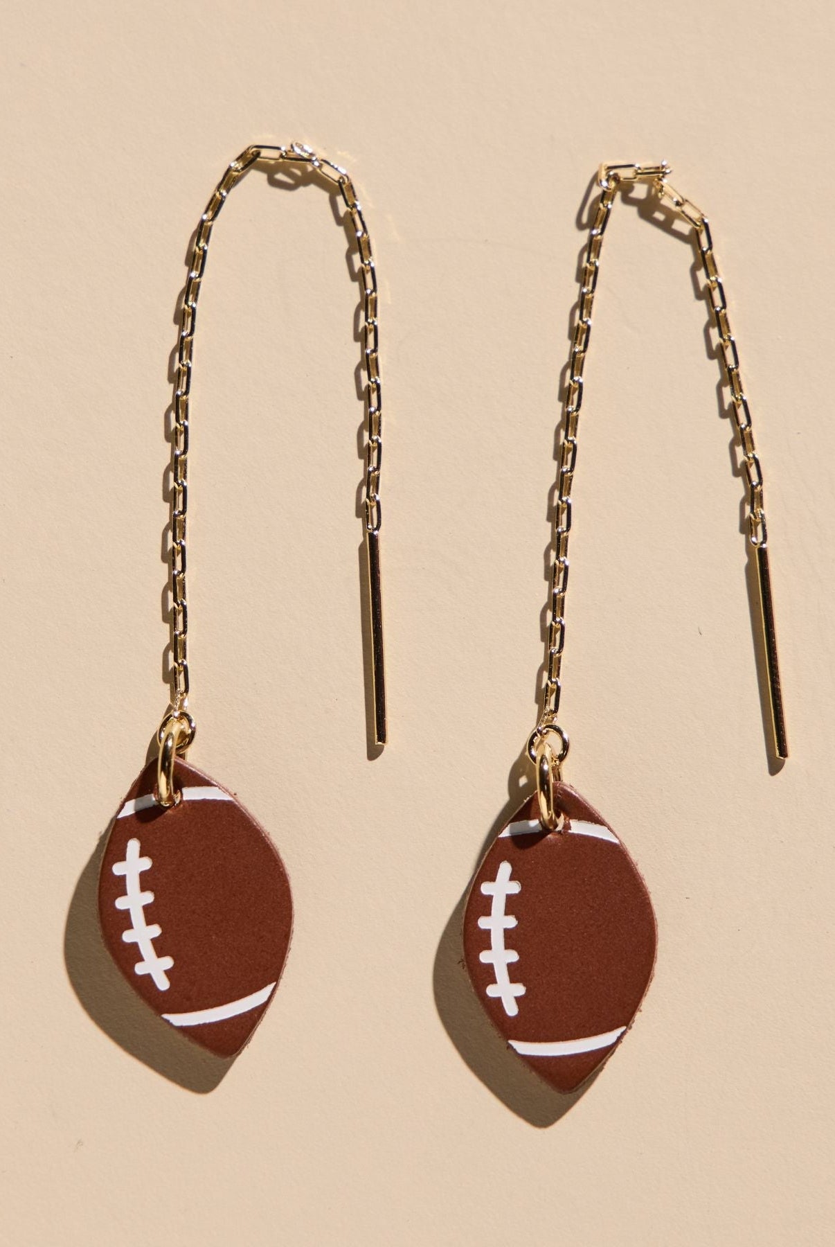 Shop Touchdown Threader Earrings | Nickel & Suede- at Ruby Joy Boutique, a Women's Clothing Store in Pickerington, Ohio