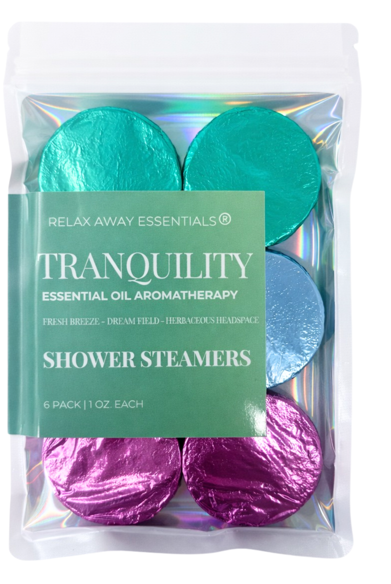Shop Tranquility Shower Steamers 6 Pack - Made in USA- at Ruby Joy Boutique, a Women's Clothing Store in Pickerington, Ohio