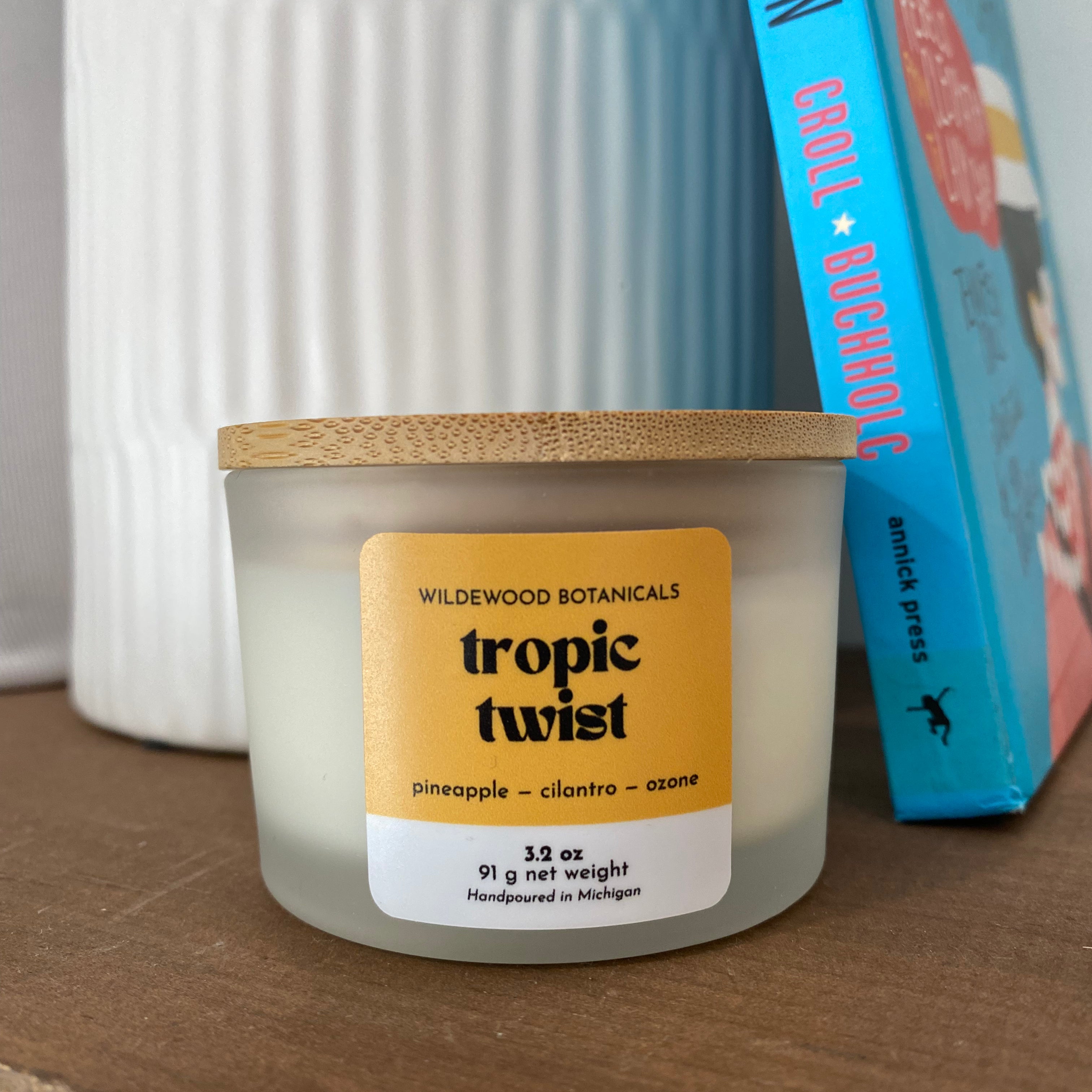 Shop Tropic Twist Mini Soy Candle- at Ruby Joy Boutique, a Women's Clothing Store in Pickerington, Ohio