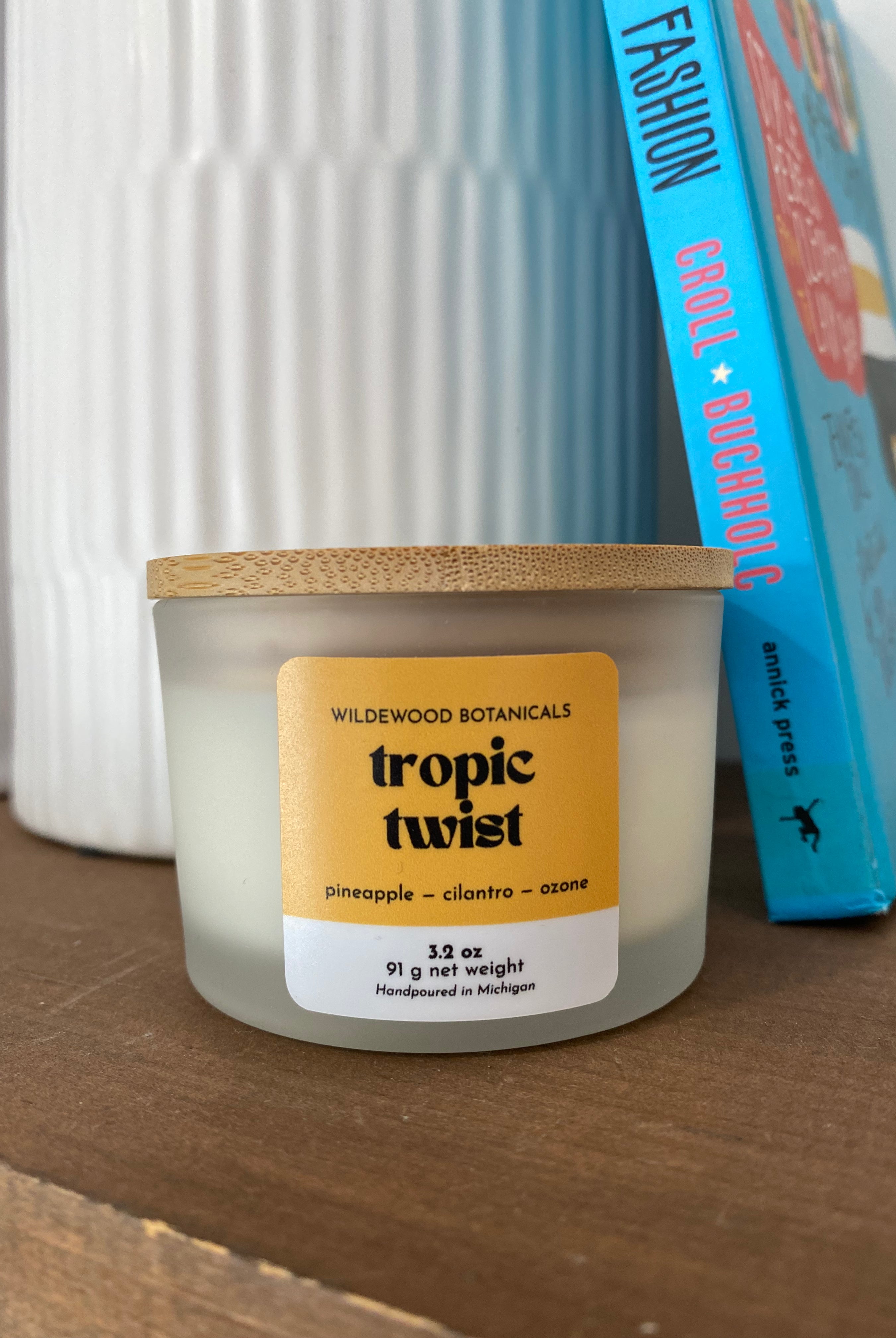 Shop Tropic Twist Mini Soy Candle- at Ruby Joy Boutique, a Women's Clothing Store in Pickerington, Ohio