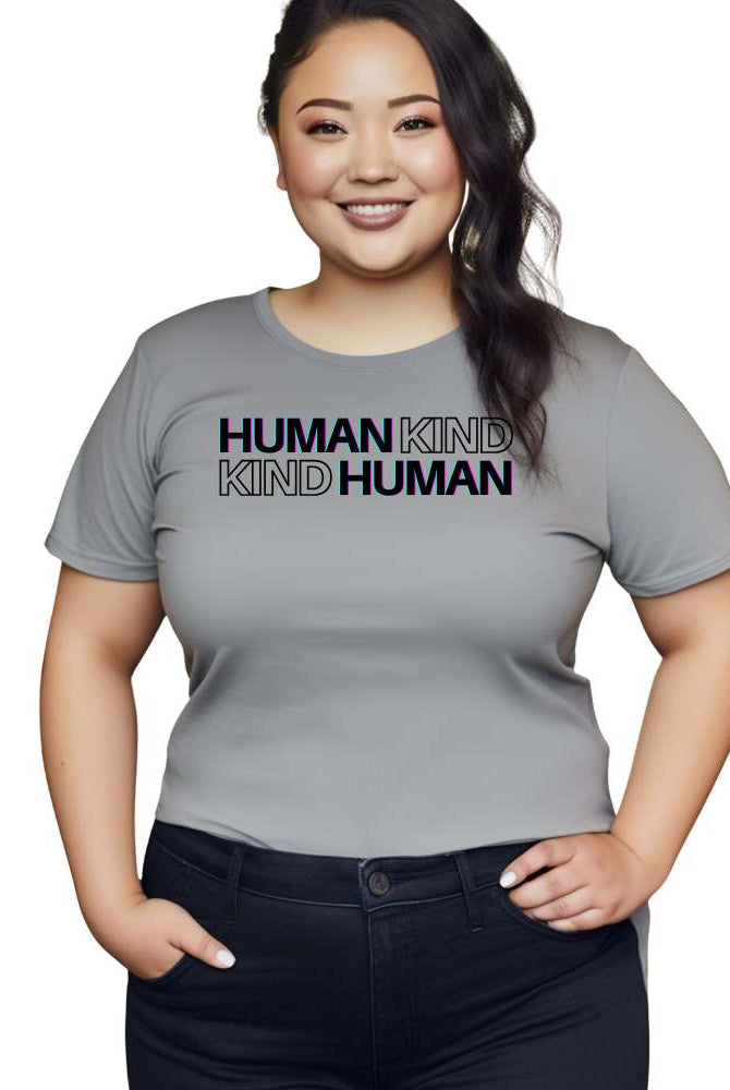 Shop Human Kind, Kind Human Classic Tee- at Ruby Joy Boutique, a Women's Clothing Store in Pickerington, Ohio