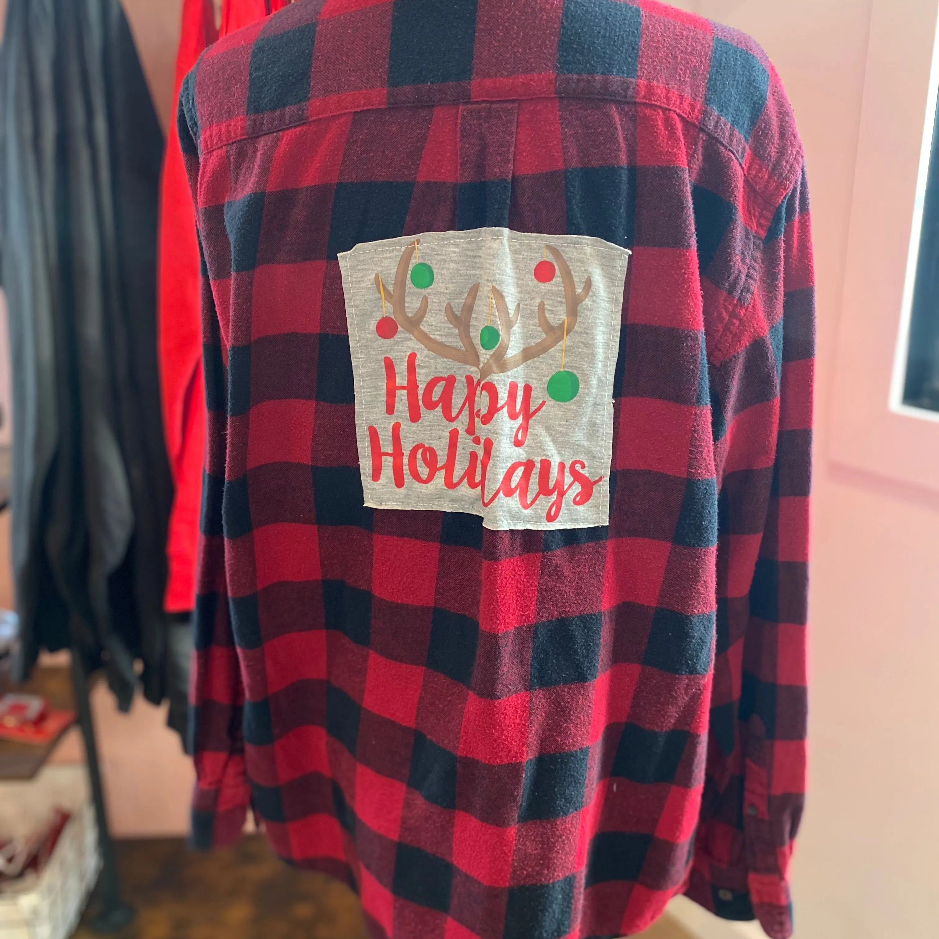 Shop Upcycled Holiday Flannels- at Ruby Joy Boutique, a Women's Clothing Store in Pickerington, Ohio