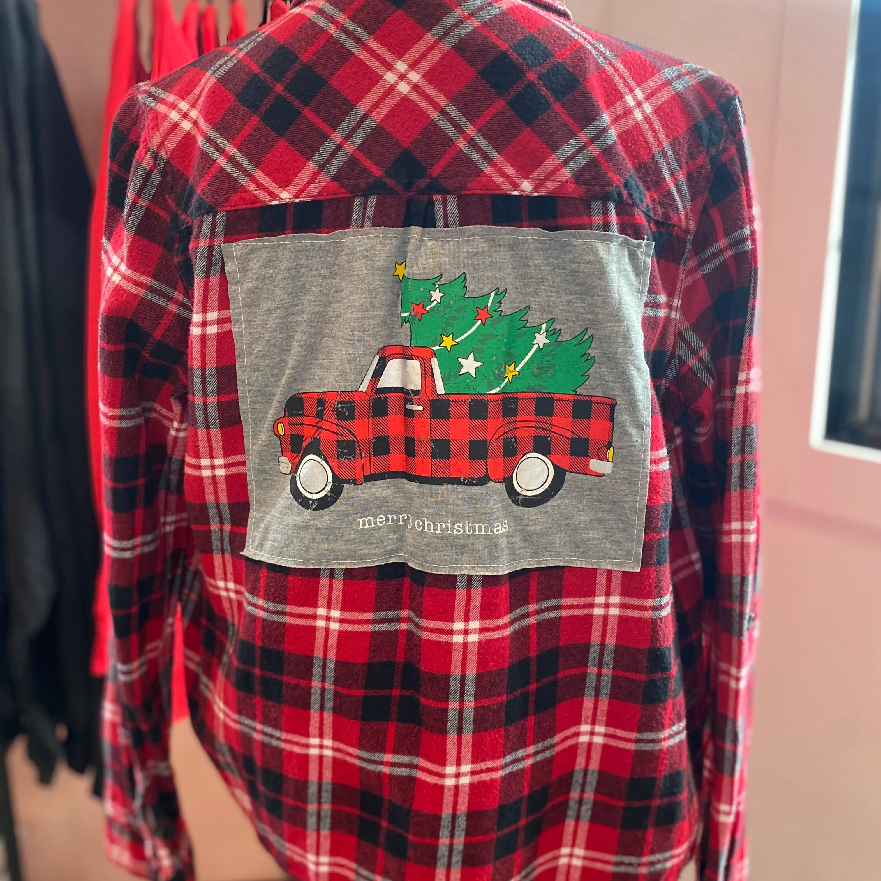 Shop Upcycled Holiday Flannels- at Ruby Joy Boutique, a Women's Clothing Store in Pickerington, Ohio