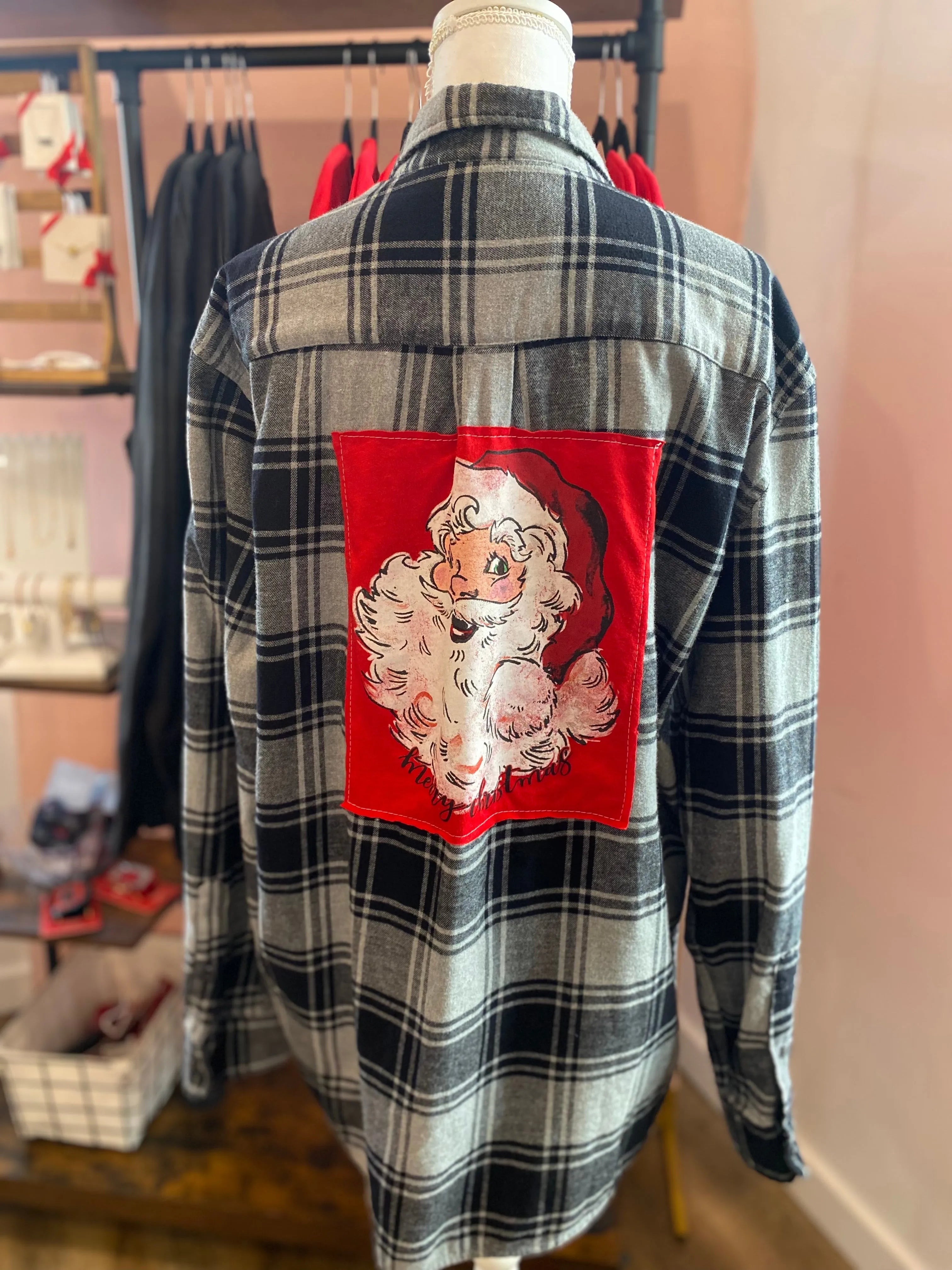 Shop Upcycled Holiday Flannels- at Ruby Joy Boutique, a Women's Clothing Store in Pickerington, Ohio