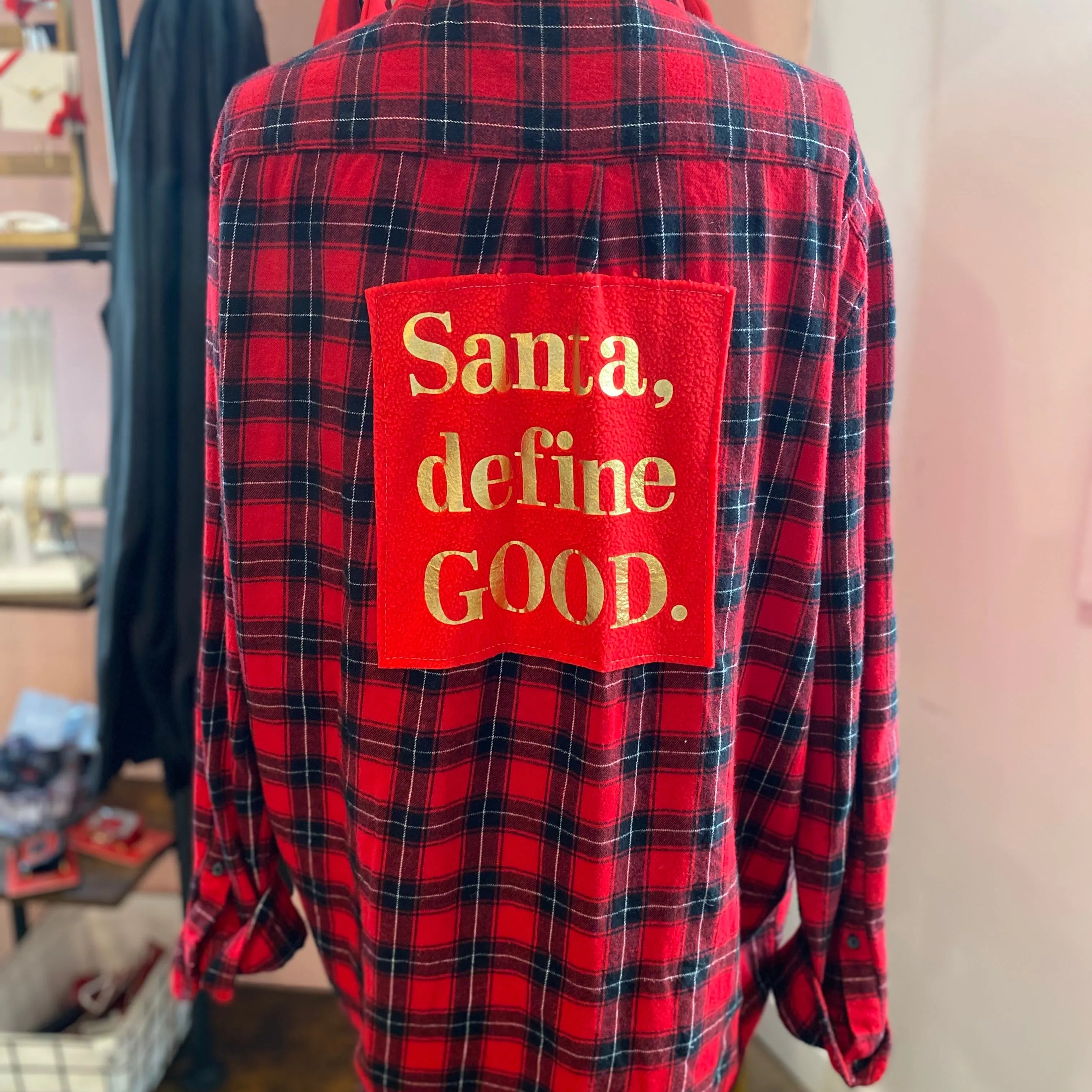 Shop Upcycled Holiday Flannels- at Ruby Joy Boutique, a Women's Clothing Store in Pickerington, Ohio