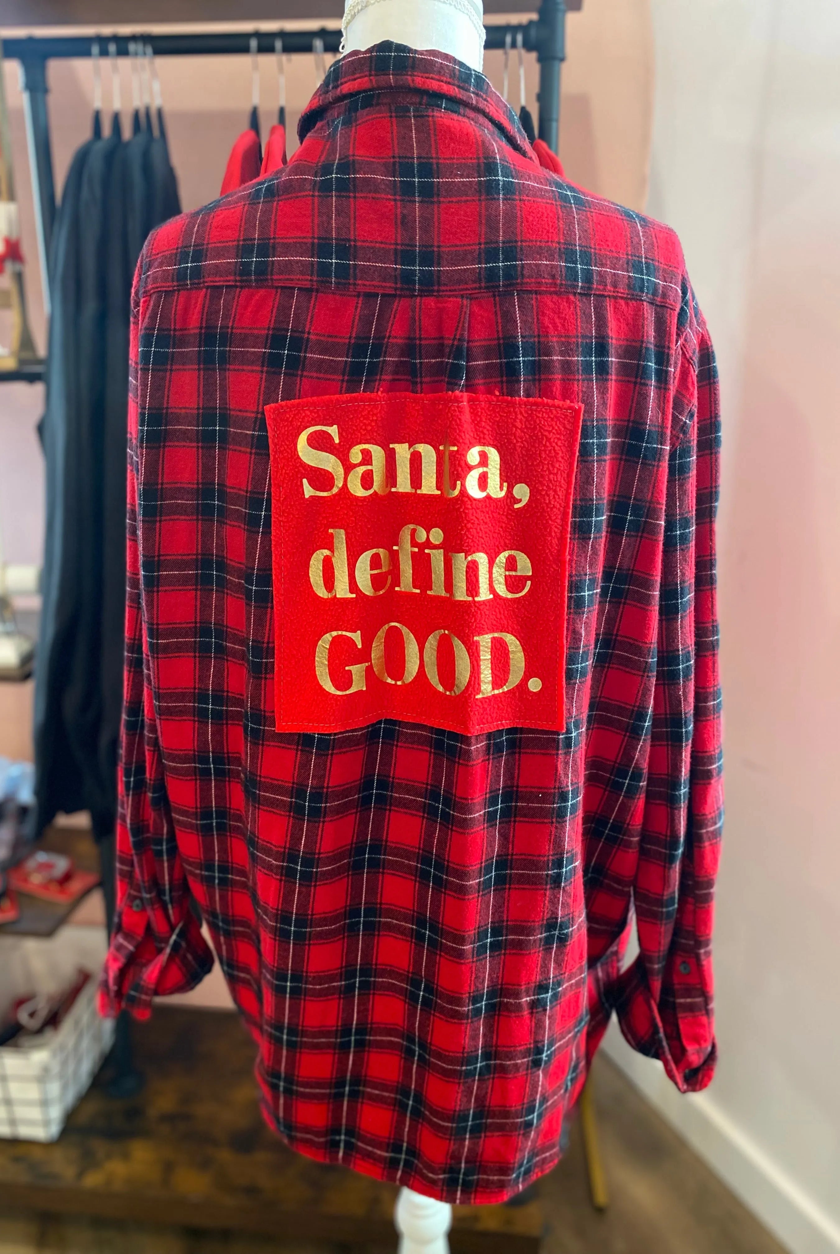 Shop Upcycled Holiday Flannels- at Ruby Joy Boutique, a Women's Clothing Store in Pickerington, Ohio