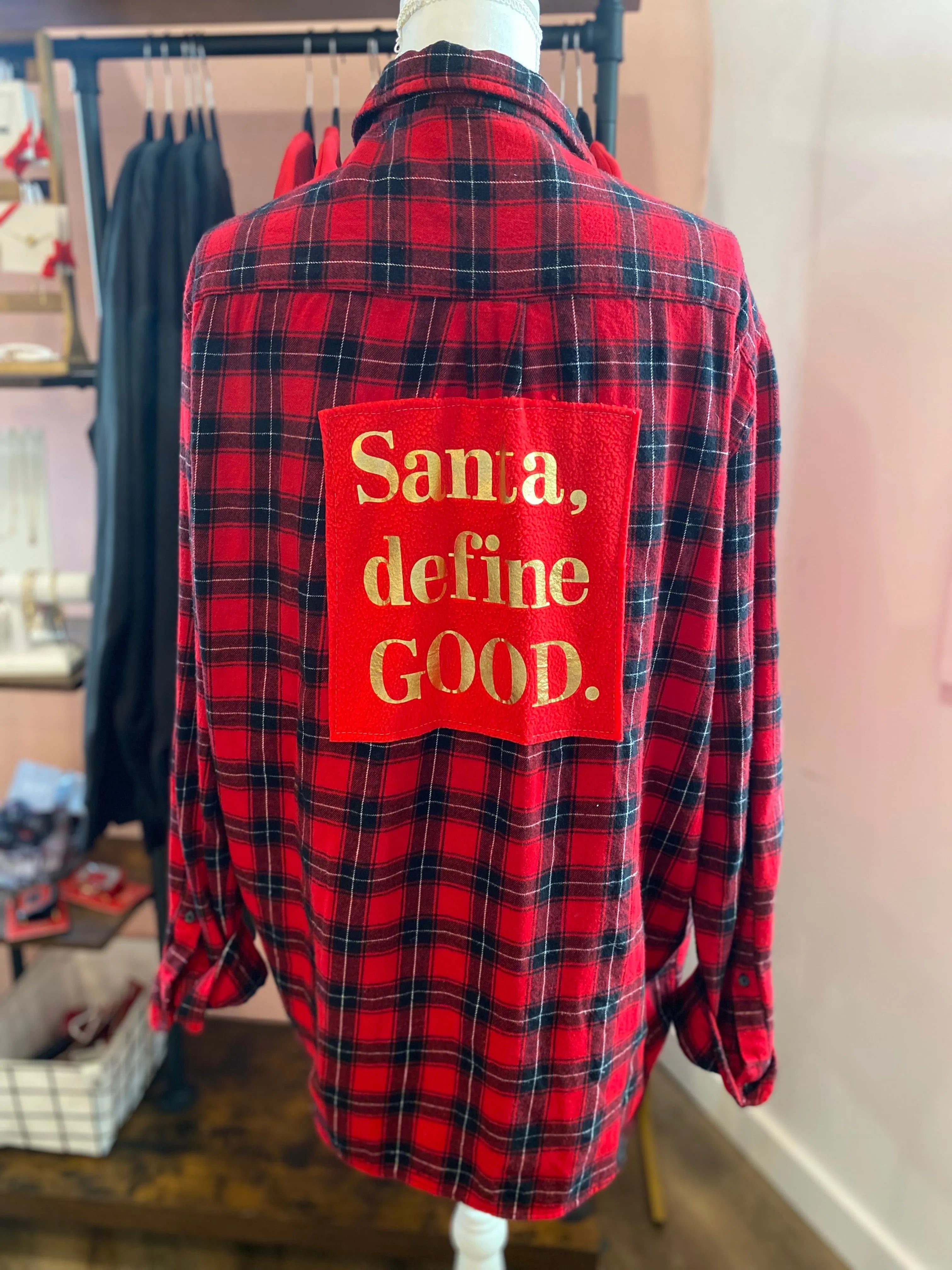 Shop Upcycled Holiday Flannels- at Ruby Joy Boutique, a Women's Clothing Store in Pickerington, Ohio