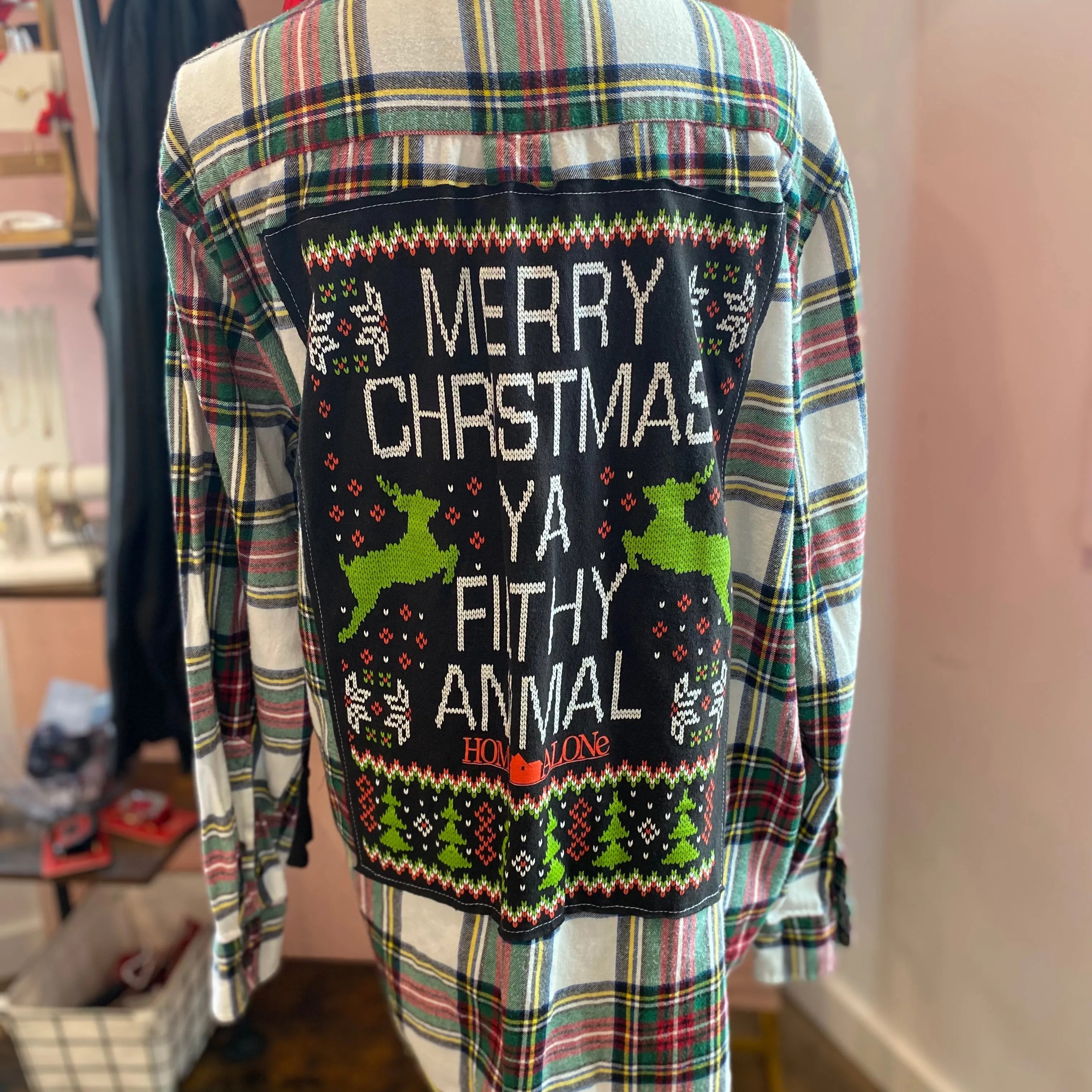 Shop Upcycled Holiday Flannels- at Ruby Joy Boutique, a Women's Clothing Store in Pickerington, Ohio