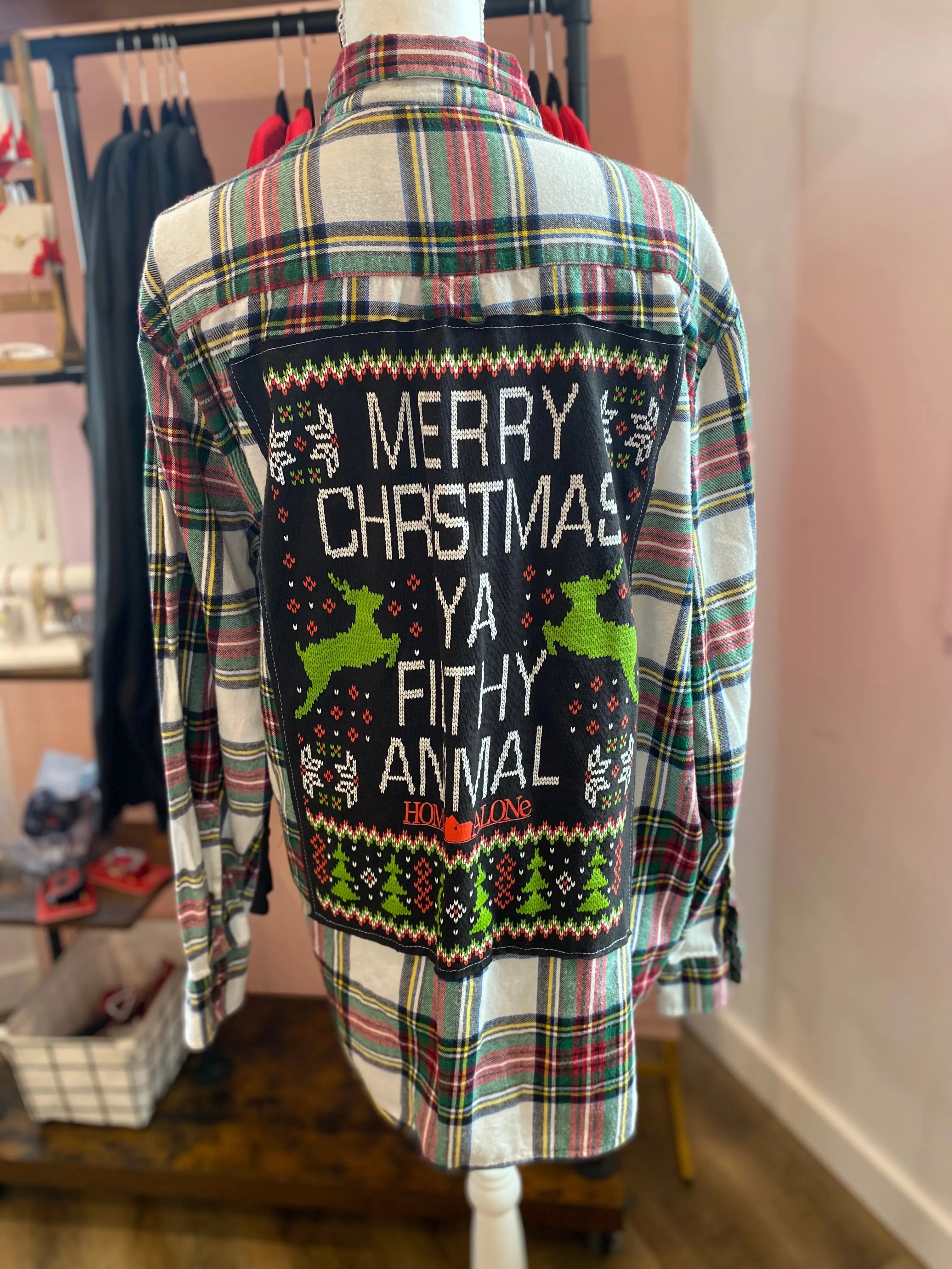 Shop Upcycled Holiday Flannels- at Ruby Joy Boutique, a Women's Clothing Store in Pickerington, Ohio