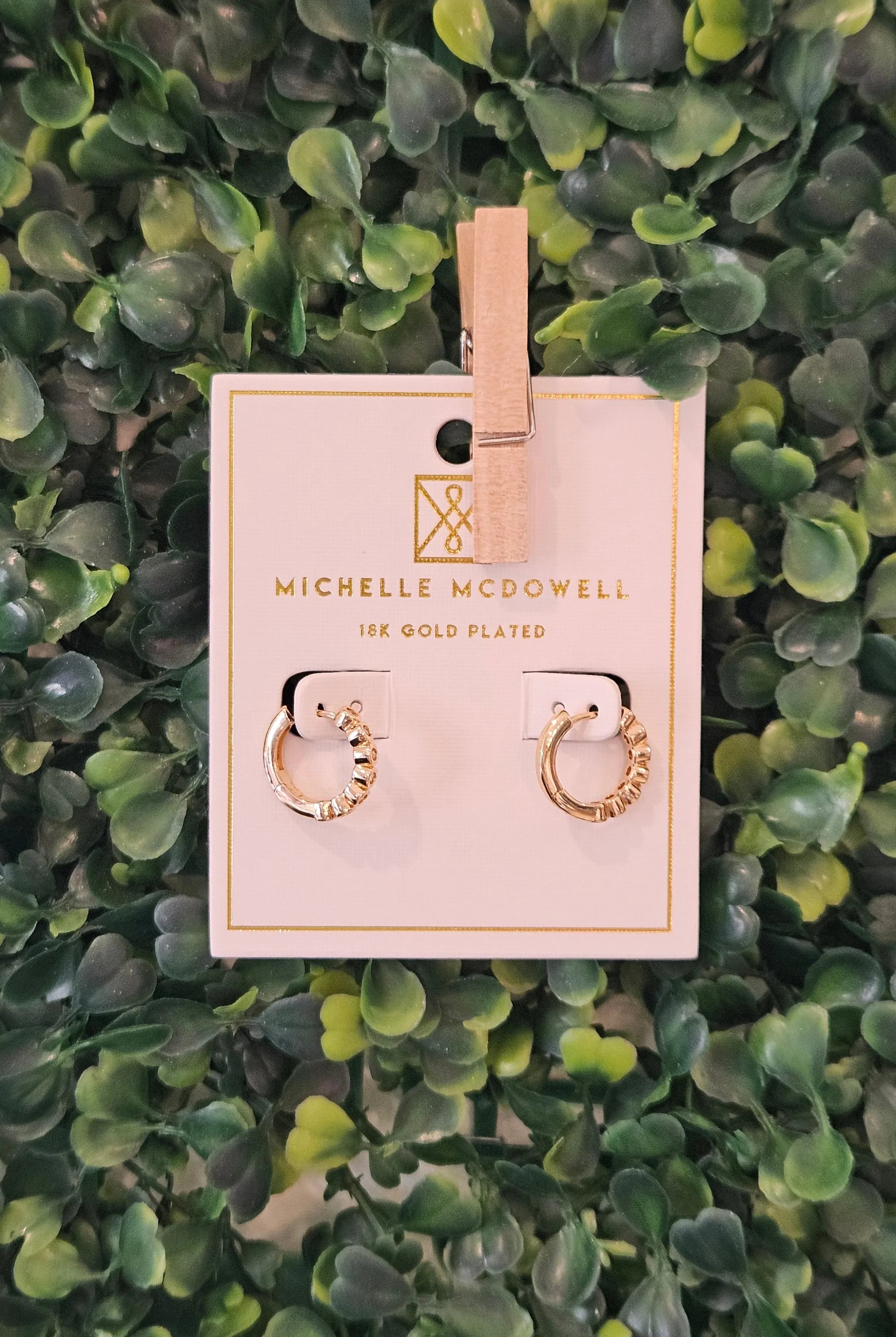 Shop Victoria Luxe Huggie Earrings- at Ruby Joy Boutique, a Women's Clothing Store in Pickerington, Ohio