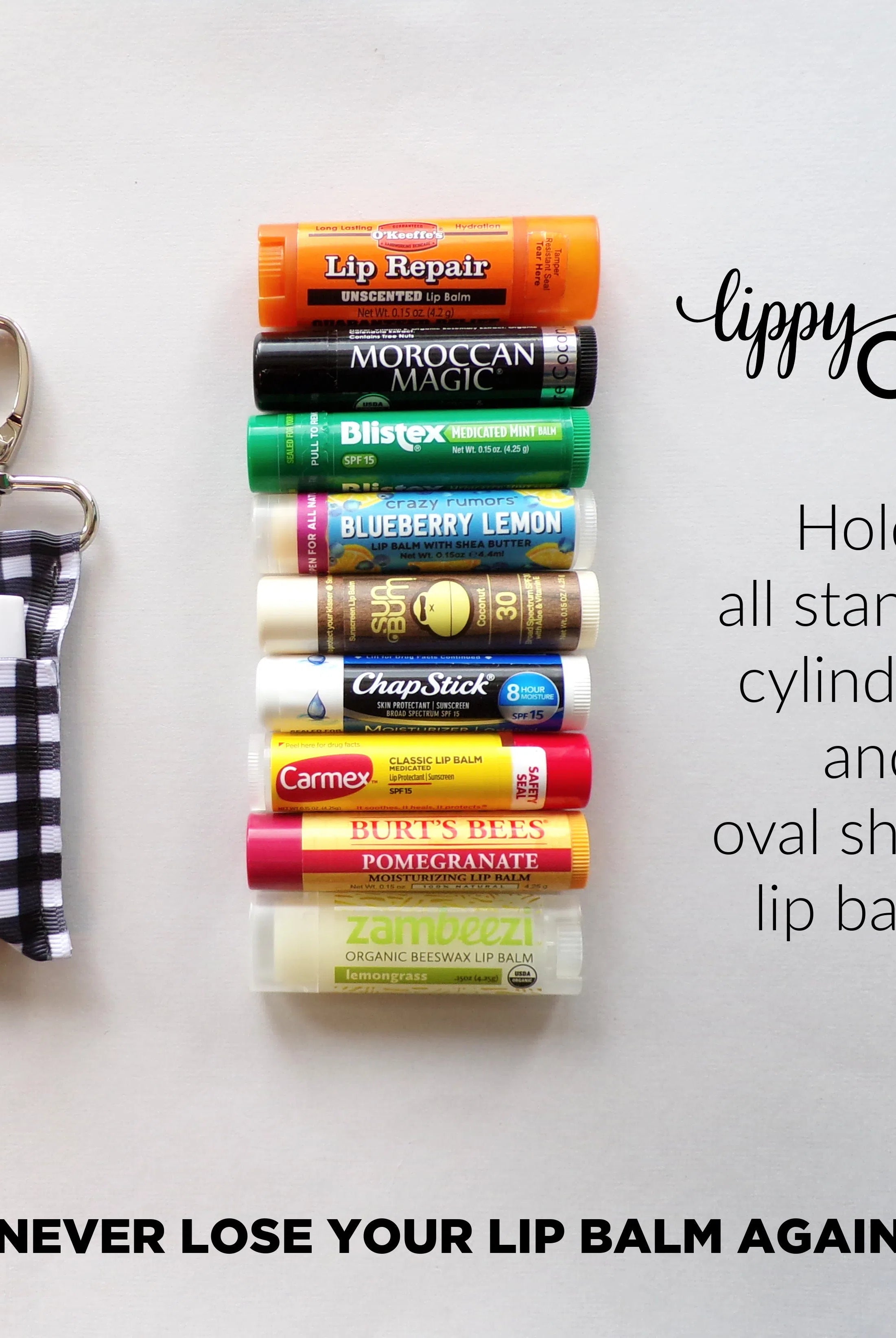 Shop Witch Shoes LippyClip® - Lip Balm Holder for Chapstick-Keychains at Ruby Joy Boutique, a Women's Clothing Store in Pickerington, Ohio