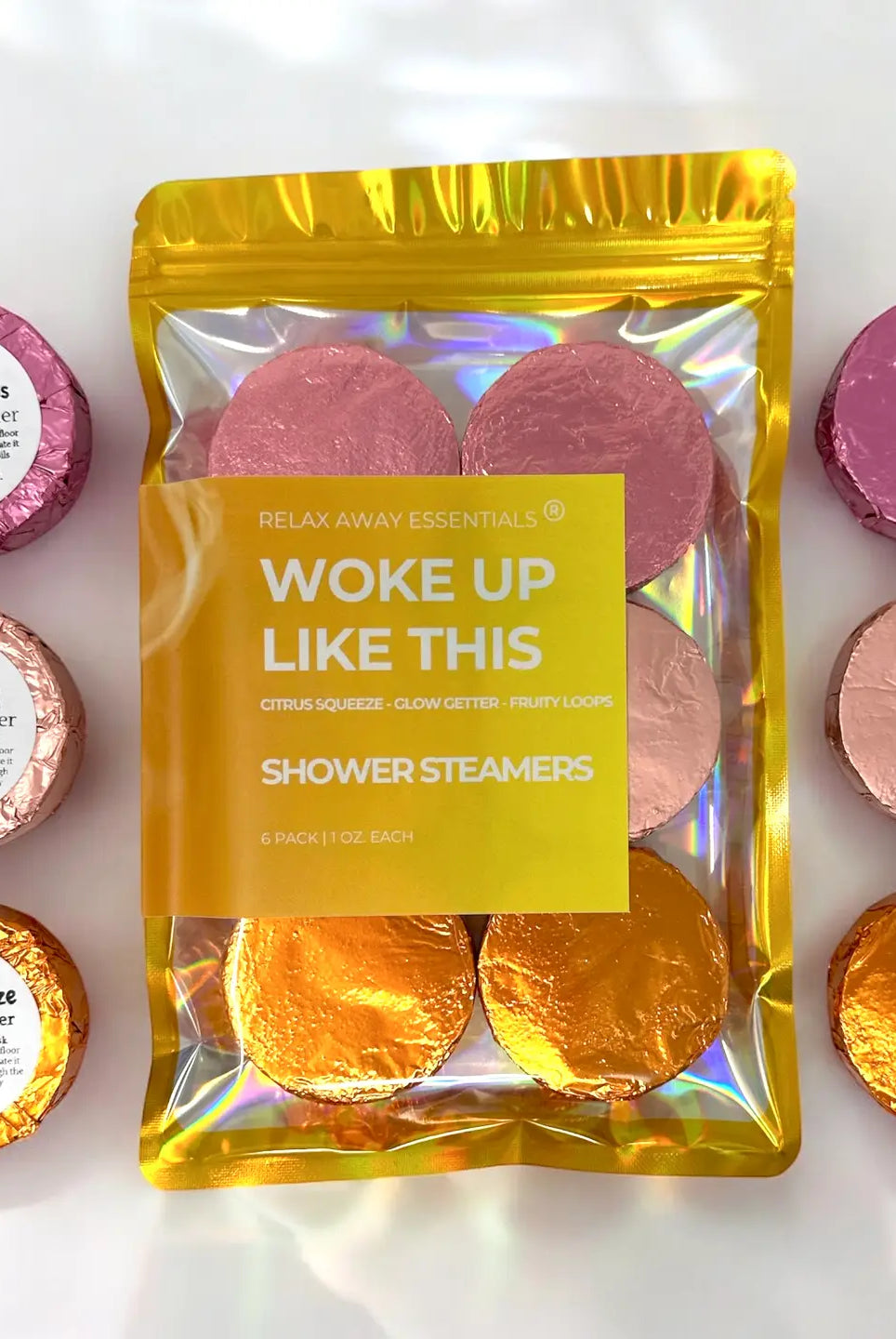 Shop Woke Up Like This Shower Steamers 6 Pack - Made in USA- at Ruby Joy Boutique, a Women's Clothing Store in Pickerington, Ohio